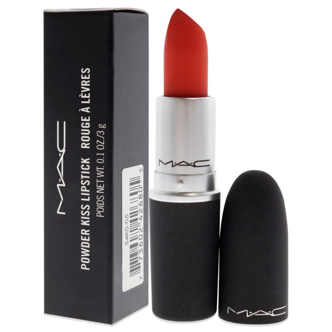 Powder Kiss Lipstick - 303 Style Shocked by MAC for Women - 0.1 oz Lipstick, NA, alternate image number null