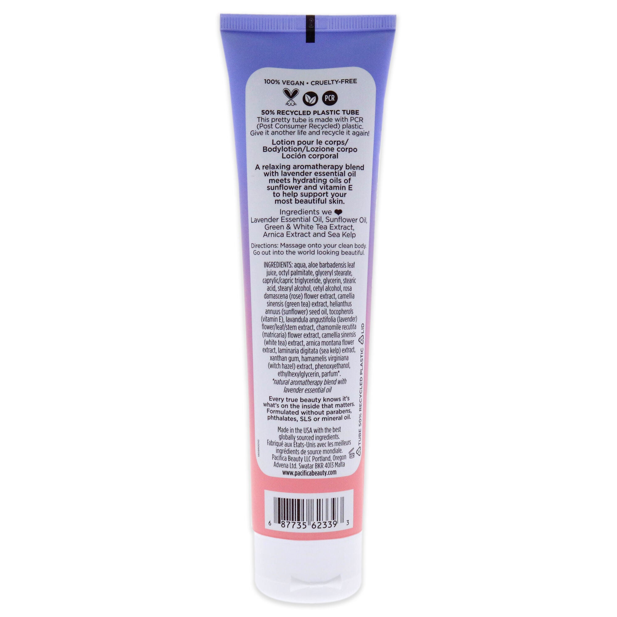 Body Lotion - Lavender Moon by Pacifica for Women - 5 oz Body Lotion, White, alternate image number 1