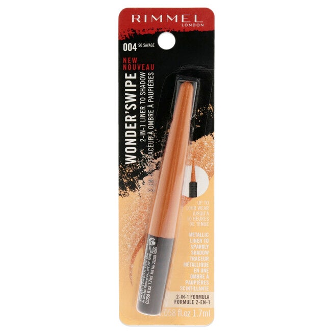 Wonder Swipe 2-in-1 Liner to Shadow - 004 So Savage by Rimmel London for Women - 0.058 oz Eyeliner, See Description, hi-res image number 0