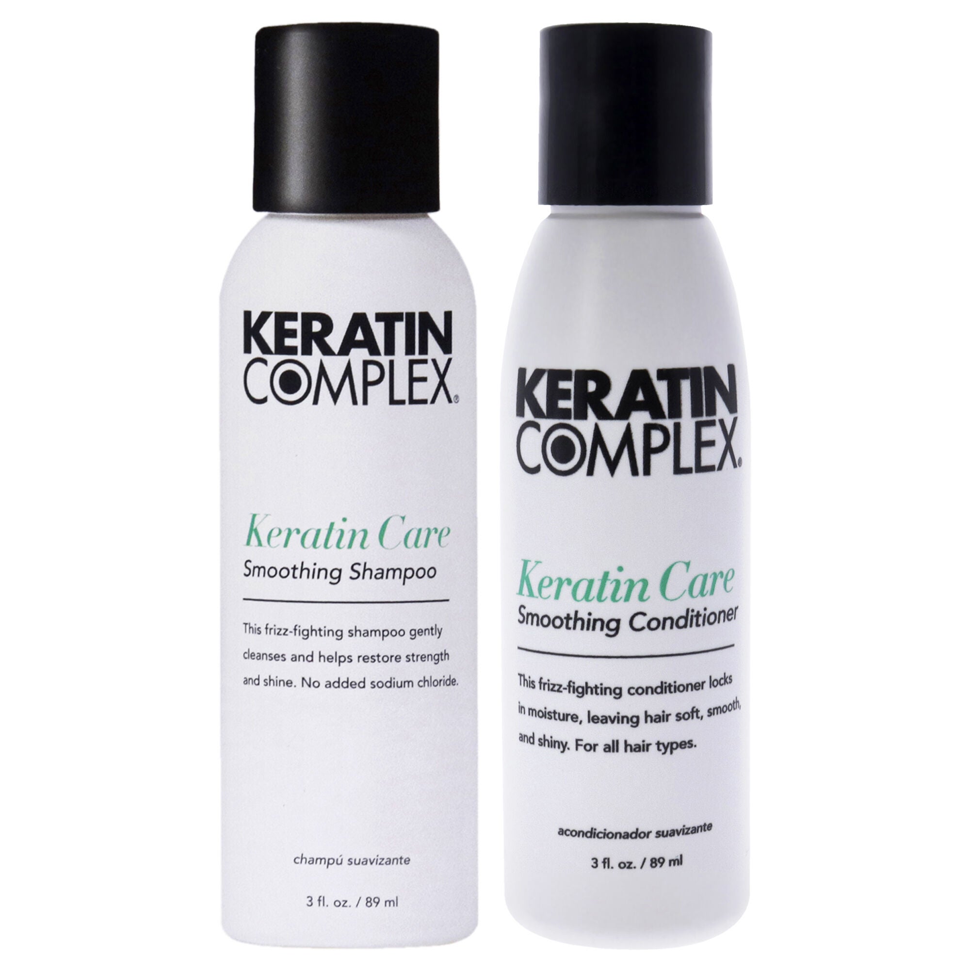 Keratin Complex Keratin Care Smoothing Kit by Keratin Complex for Unisex - 2 x 3 oz Shampoo, Conditioner, See Description, alternate image number 1
