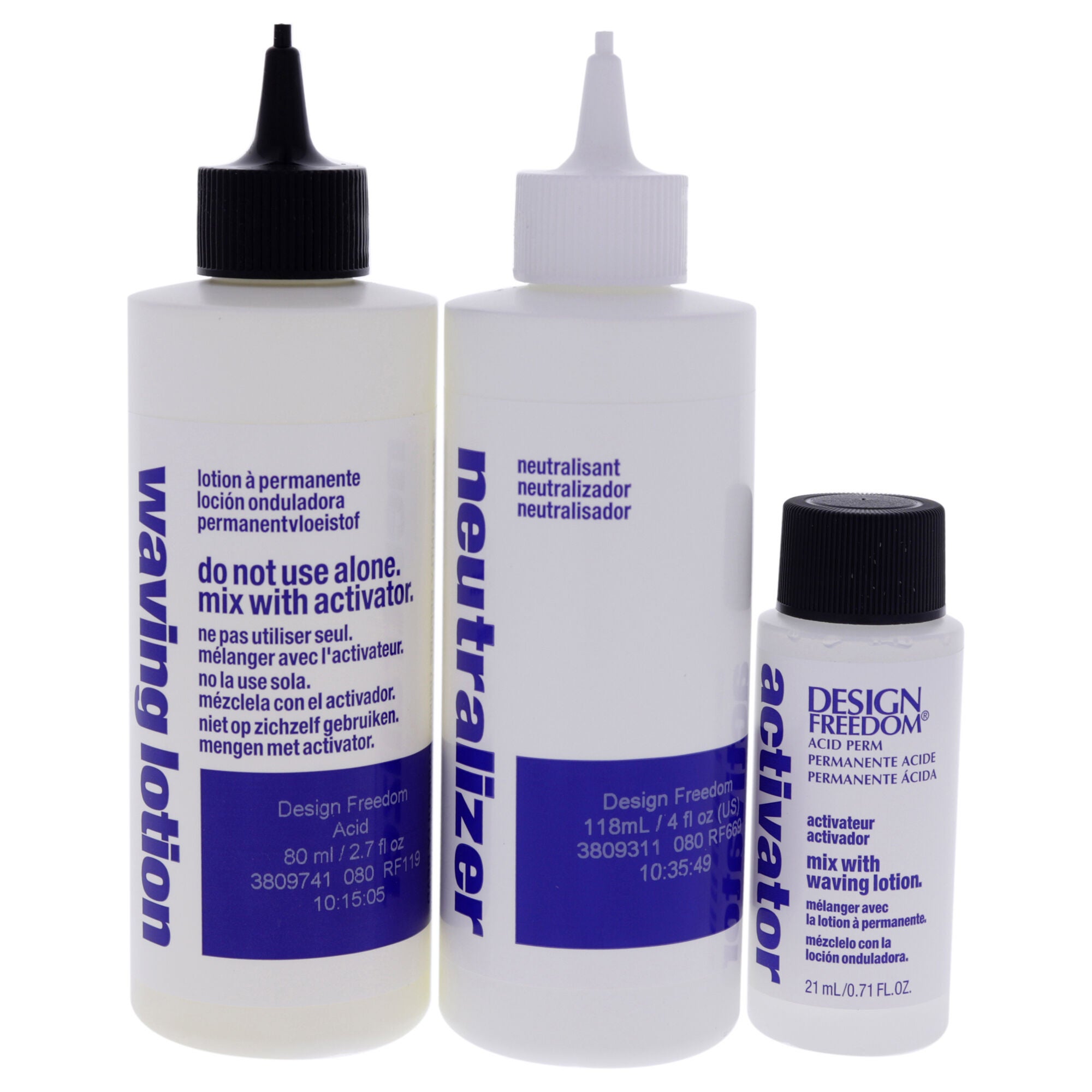 Design Freedom Acid Permanent by Zotos for Unisex - 1 Application Treatment, See Description, alternate image number 4