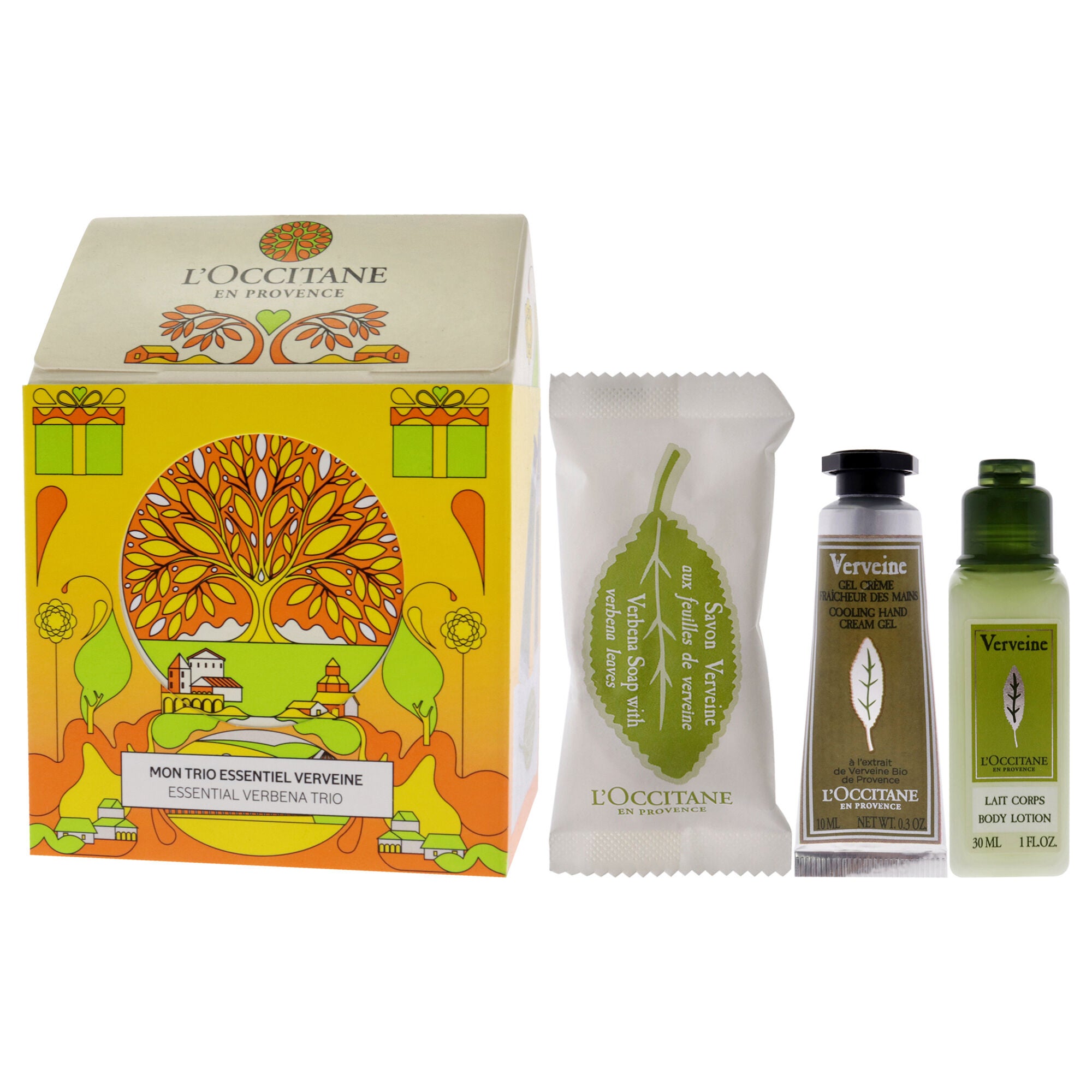 Essential Trio - Verbena by LOccitane for Unisex - 3 Pc 0.88oz Soap - Verbena Leaves, 1oz Body Lotion - Verbena, 0.3oz Hand Cream - Verbena, , alternate image number 7