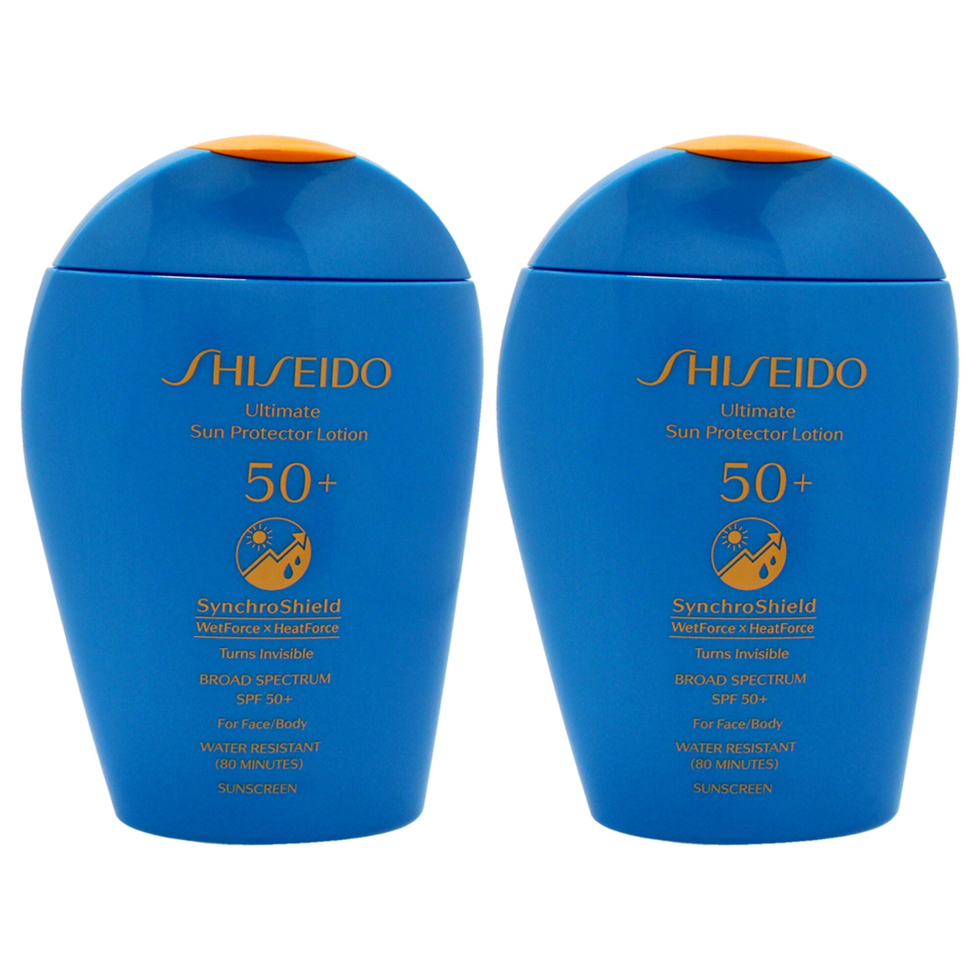 Ultimate Sun Protector Lotion SPF 50 Plus Duo by Shiseido for Women - 2 x 5 oz Lotion, See Description, alternate image number 1