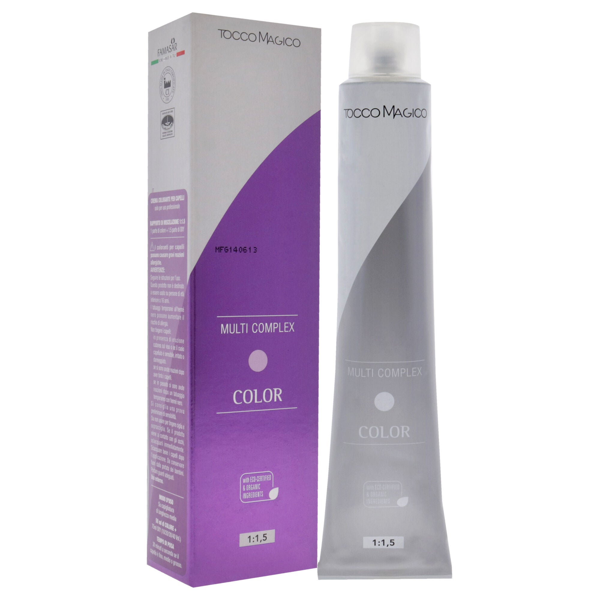 Multi Complex Permanet Hair Color - 1.1 Blue Black by Tocco Magico for Unisex - 3.38 oz Hair Color, See Description, alternate image number 2