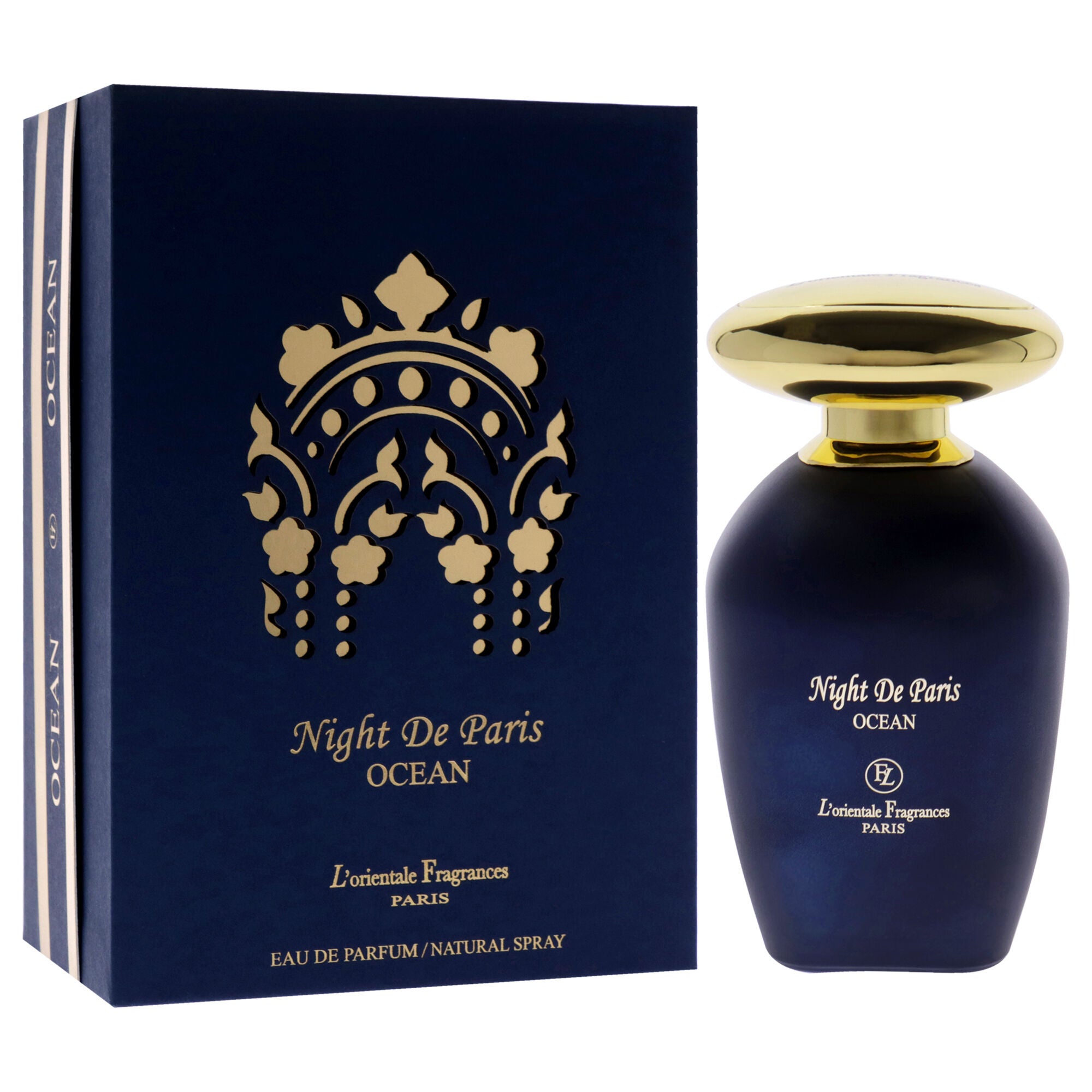 Night De Paris Ocean by LOrientale Fragrances for Unisex - 3.3 oz EDP Spray, See Description, alternate image number 2