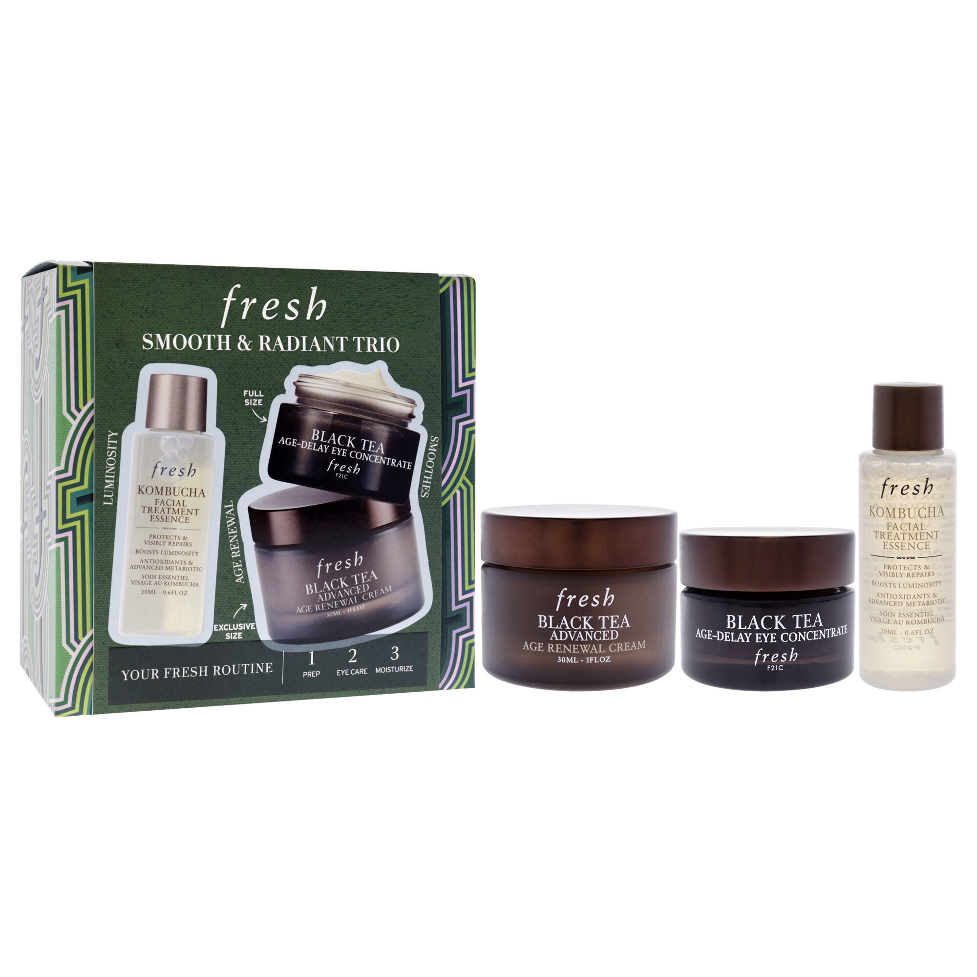 Smooth And Radiant Trio by Fresh for Women - 3 Pc Gift Set, See Description, alternate image number 2