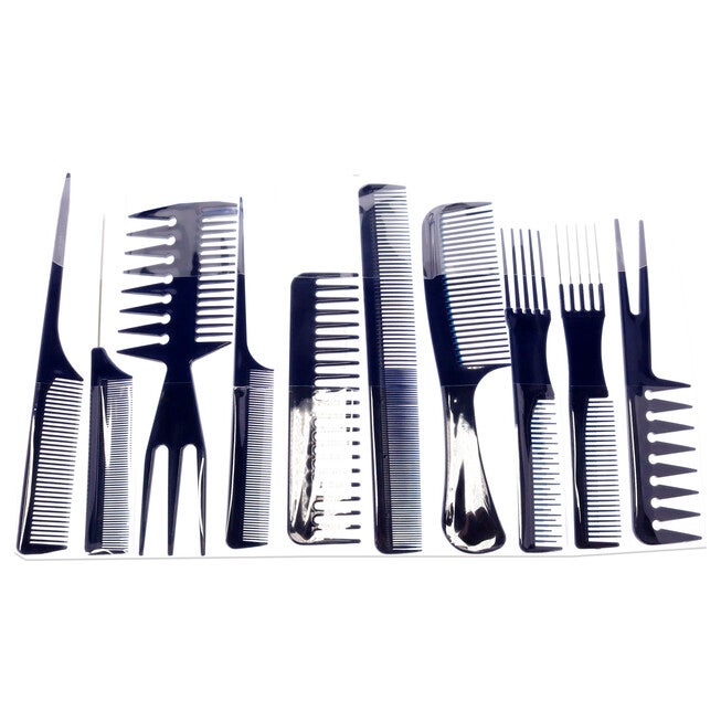 Professional Comb Set by Aristocrat for Unisex - 10 Pc Comb, See Description, alternate image number 1