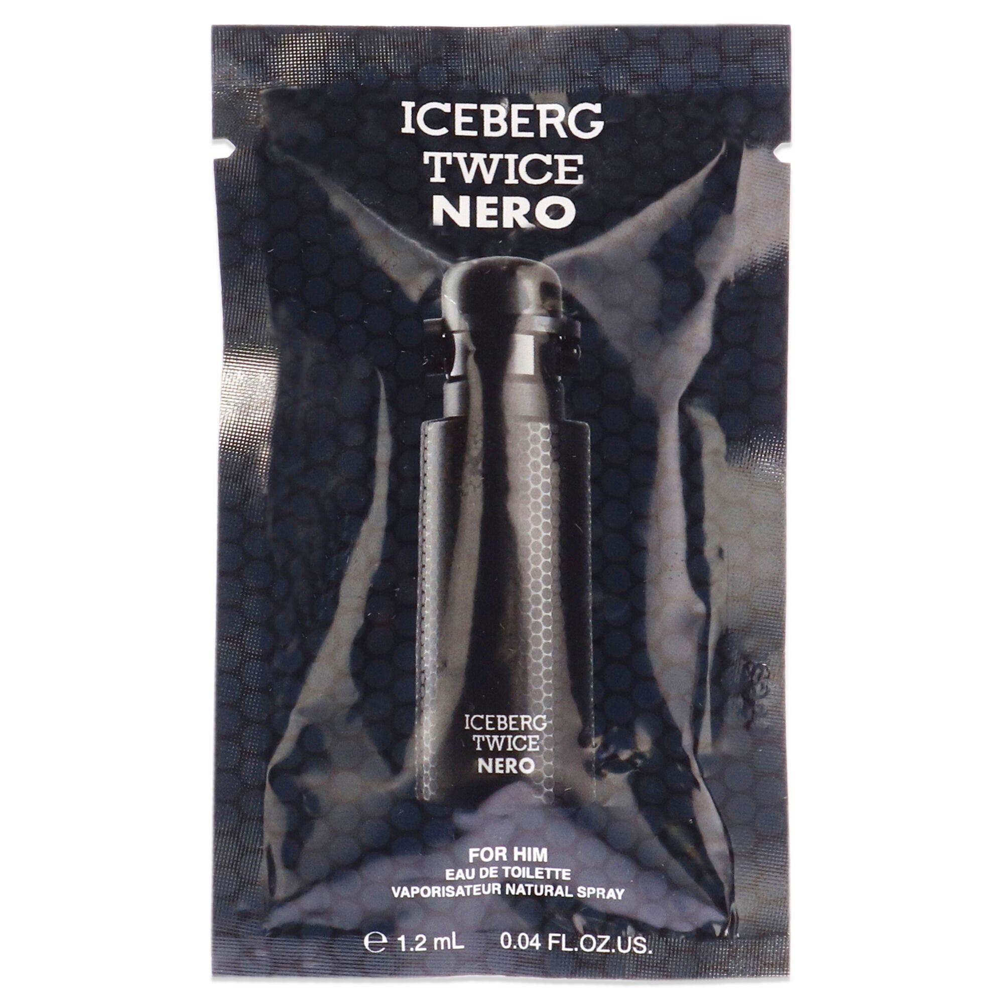 Iceberg Twice Nero by Iceberg for Men - 1.2 ml EDT Spray Vial (Mini), See Description, hi-res image number 0