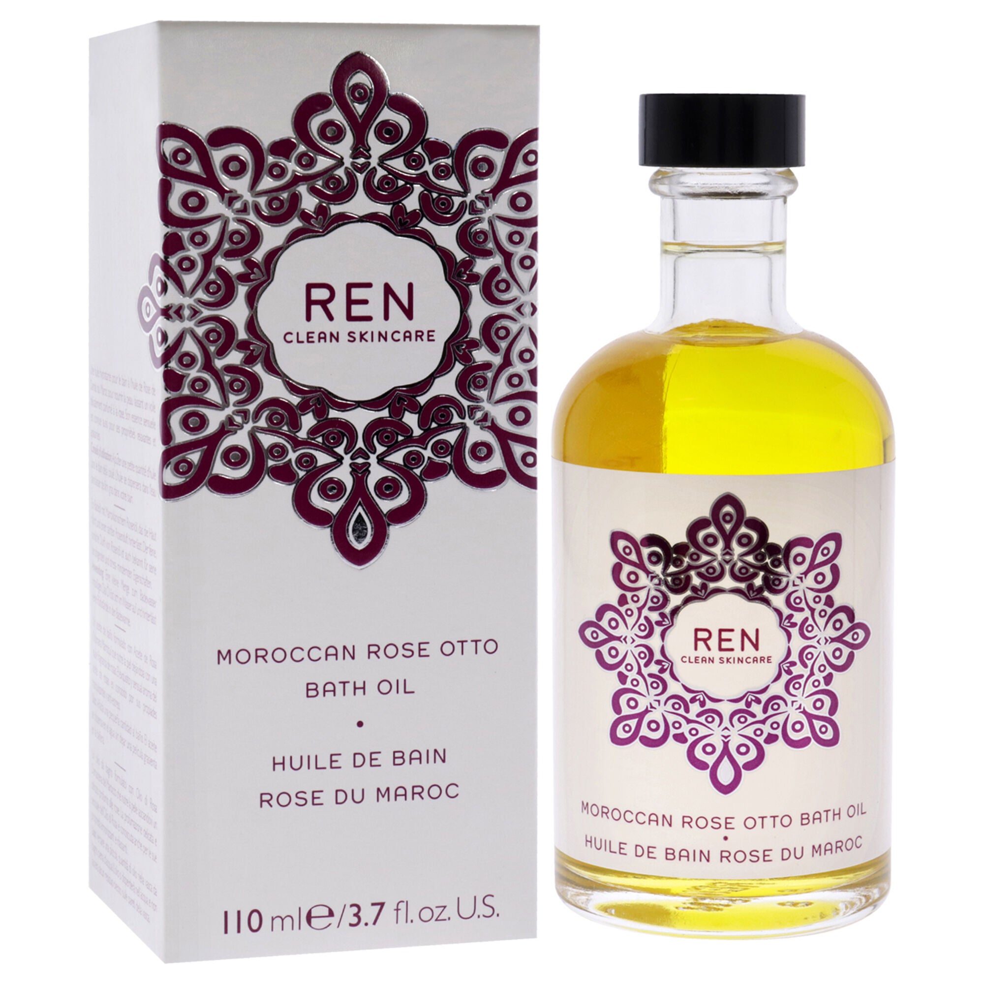 Moroccan Rose Otto Bath Oil by REN for Unisex - 3.7 oz Oil, See Description, alternate image number 1