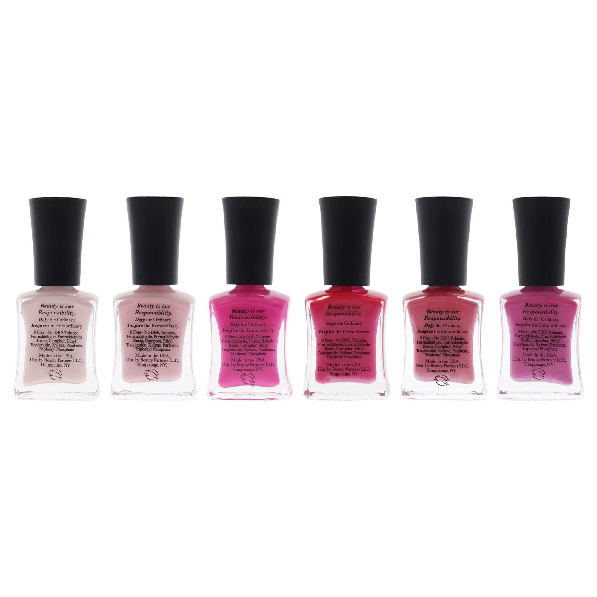 Wear Resistant Nail Lacquer Kit by Defy and Inspire for Women - 6 Pc Kit, See Description, alternate image number 2