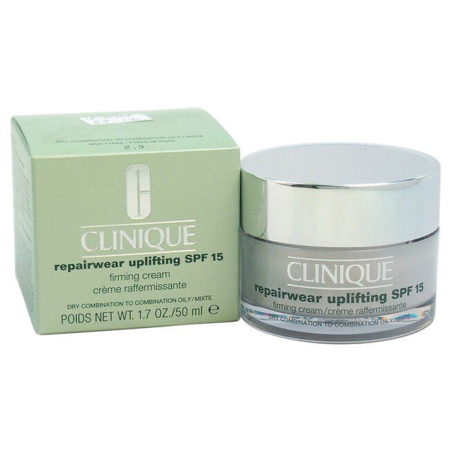 Repairwear Uplifting SPF 15 Firming Cream - Dry Combination To Oily Skin by Clinique for Unisex - 1.7 oz Cream, , alternate image number null