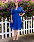 Mademoiselle Lace Cocktail Dress, , alternate image number null
