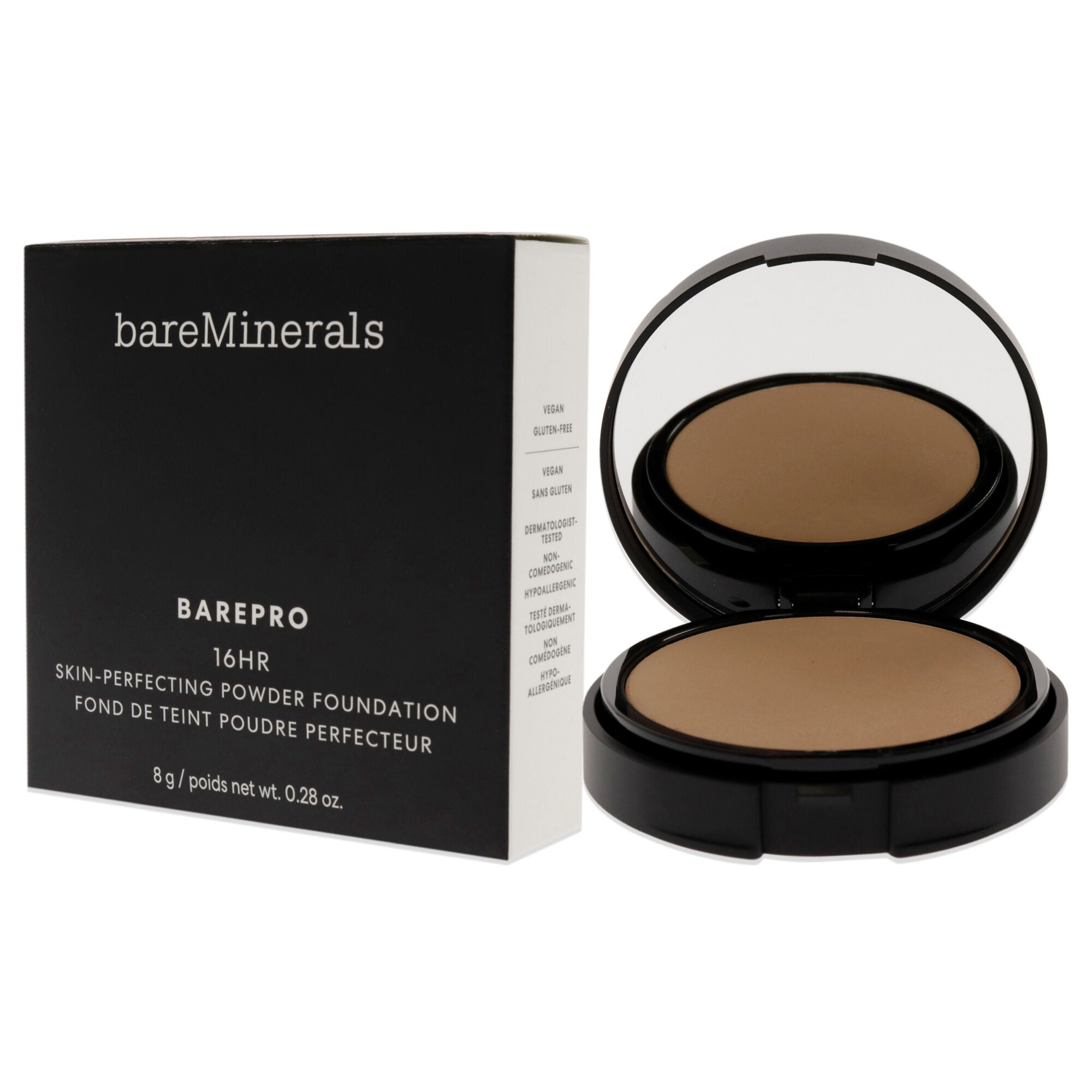 Barepro 16HR Skin Perfecting Powder Foundation - 25 Neutral Light by bareMinerals for Women - 0.28 oz Foundation, See Description, alternate image number 3
