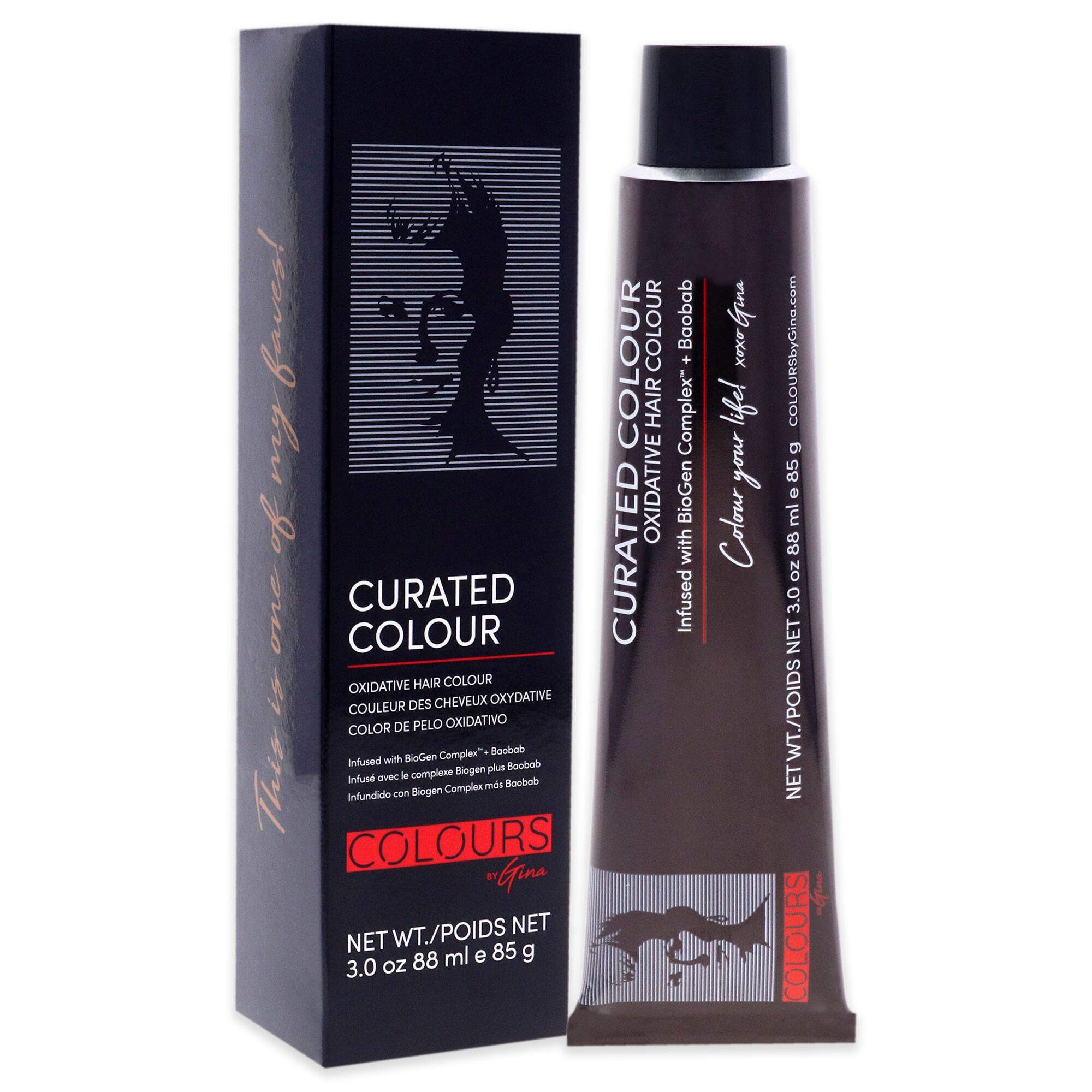 Curated Colour - 7.0-7N Natural Blonde by Colours By Gina for Unisex - 3 oz Hair Color, See Description, alternate image number 1