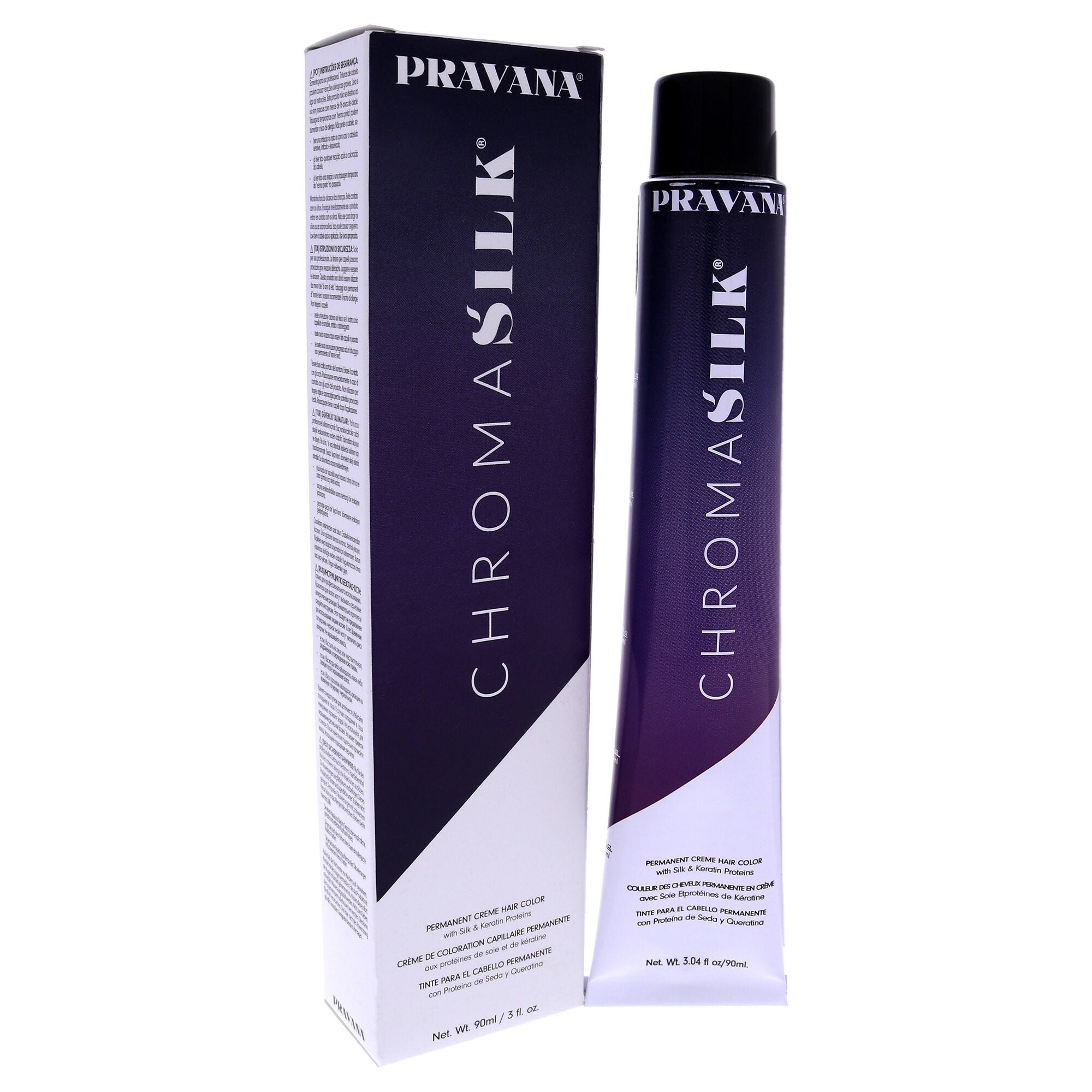 ChromaSilk Creme Hair Color - 4.20 Bright Beige Brown by Pravana for Unisex - 3 oz Hair Color, See Description, alternate image number 2