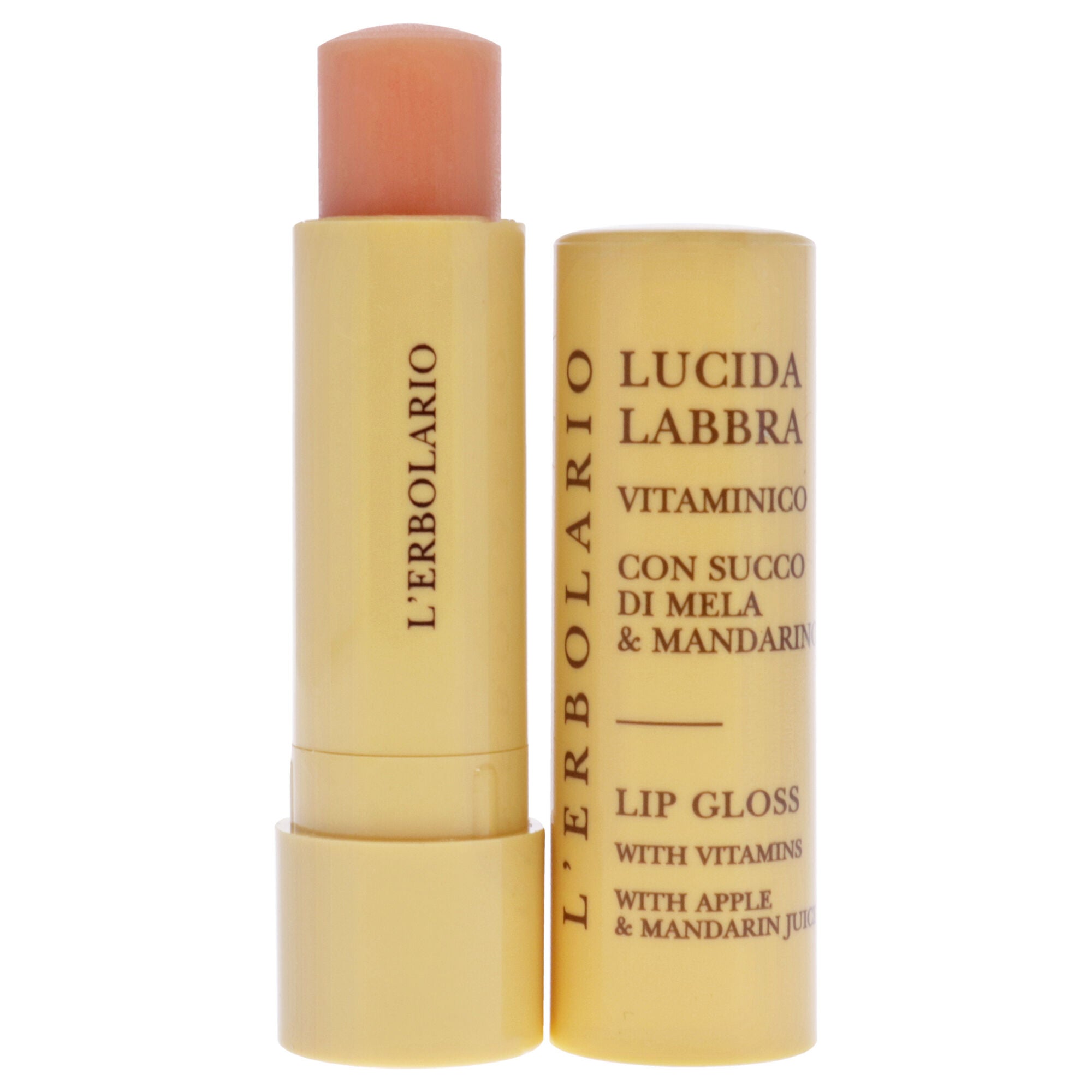 Lip Gloss - Apple and Mandarin Juice by LErbolario for Unisex - 0.15 oz Lip Balm, See Description, alternate image number 4