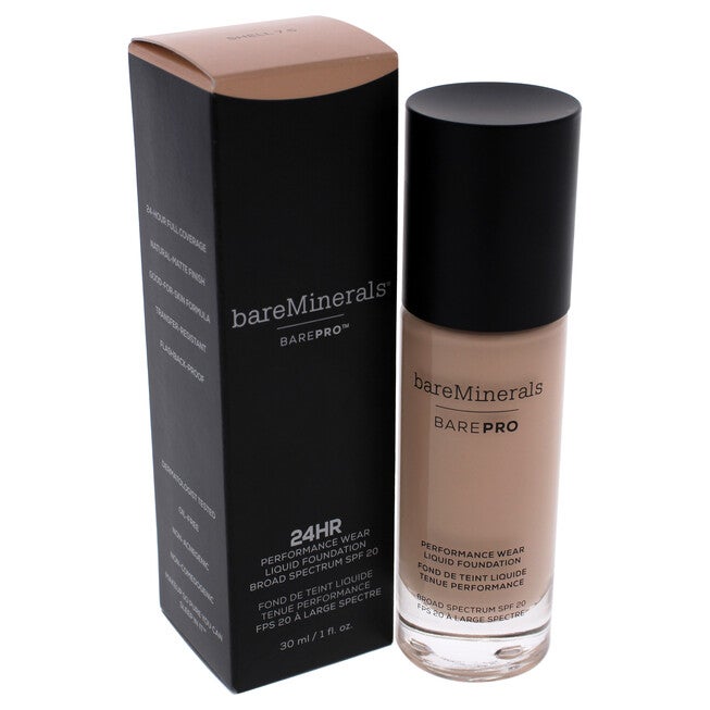 BarePro Performance Wear Liquid Foundation SPF 20 - 7.5 Shell by bareMinerals for Women - 1 oz Foundation, , alternate image number null