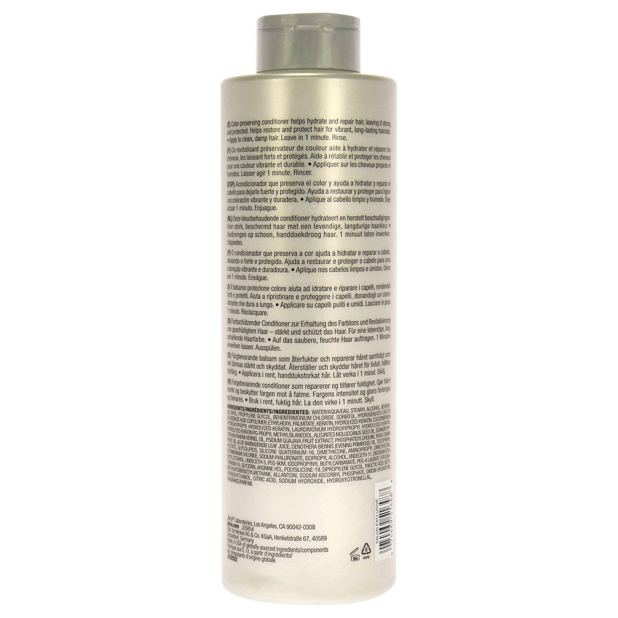 K-Pak Color Therapy Conditioner by Joico for Unisex - 33.8 oz Conditioner, , alternate image number 4