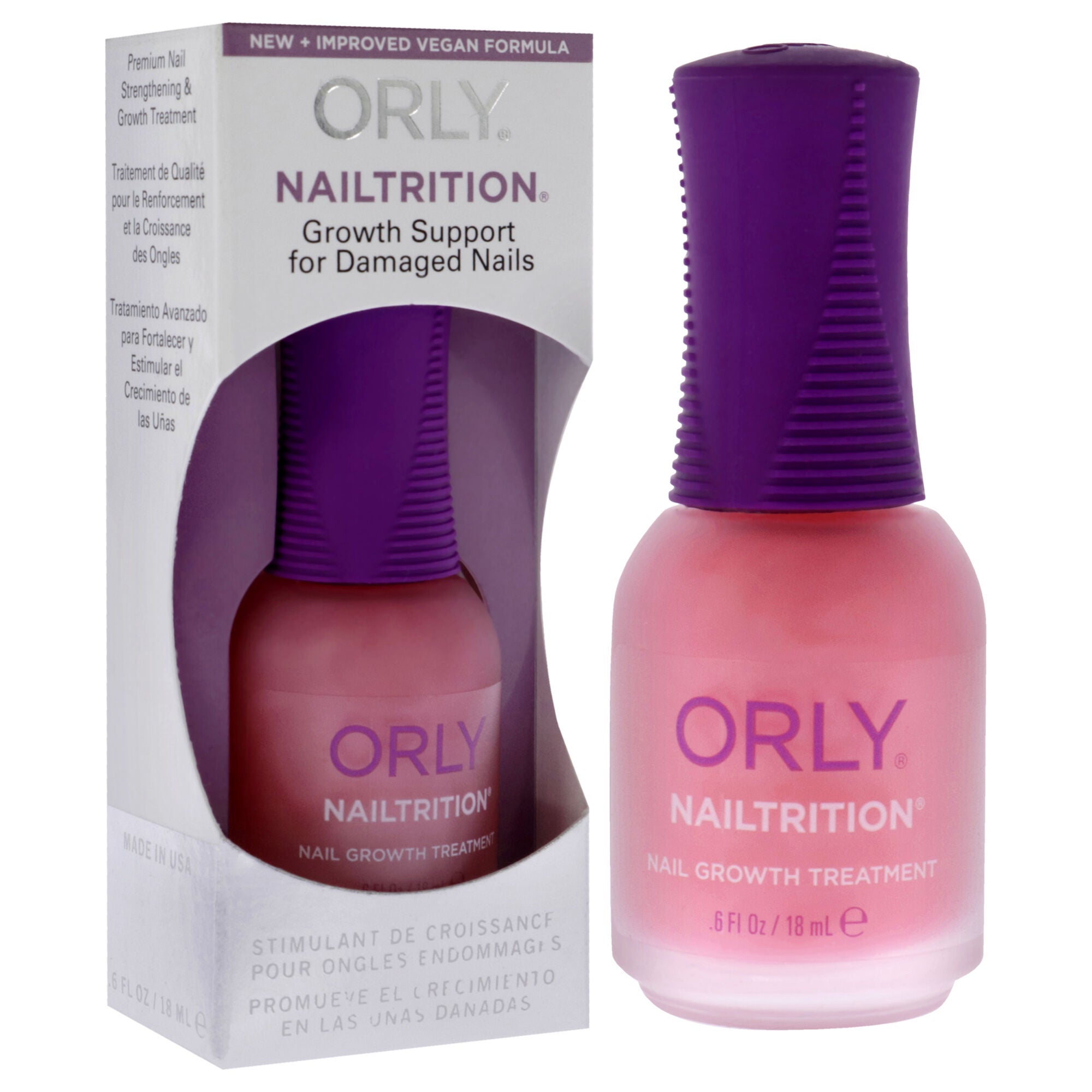 Nailtrition Nail Growth Treatment by Orly for Women - 0.6 oz Nail Treatment, See Description, alternate image number 2