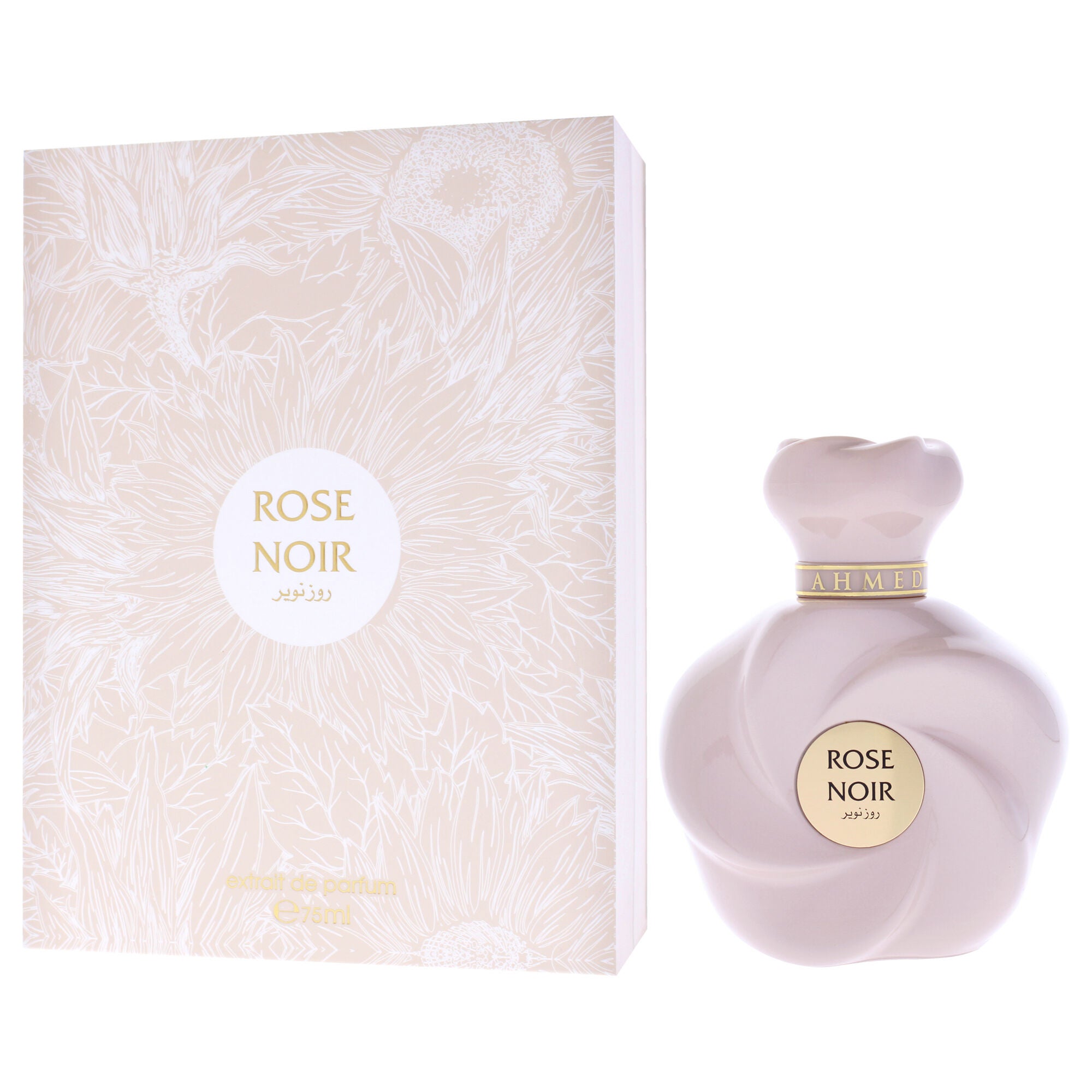 Rose Noir by Ahmed Al Maghribi for Women - 2.53 oz Extrait De Parfum Spray, Clear, alternate image number 3