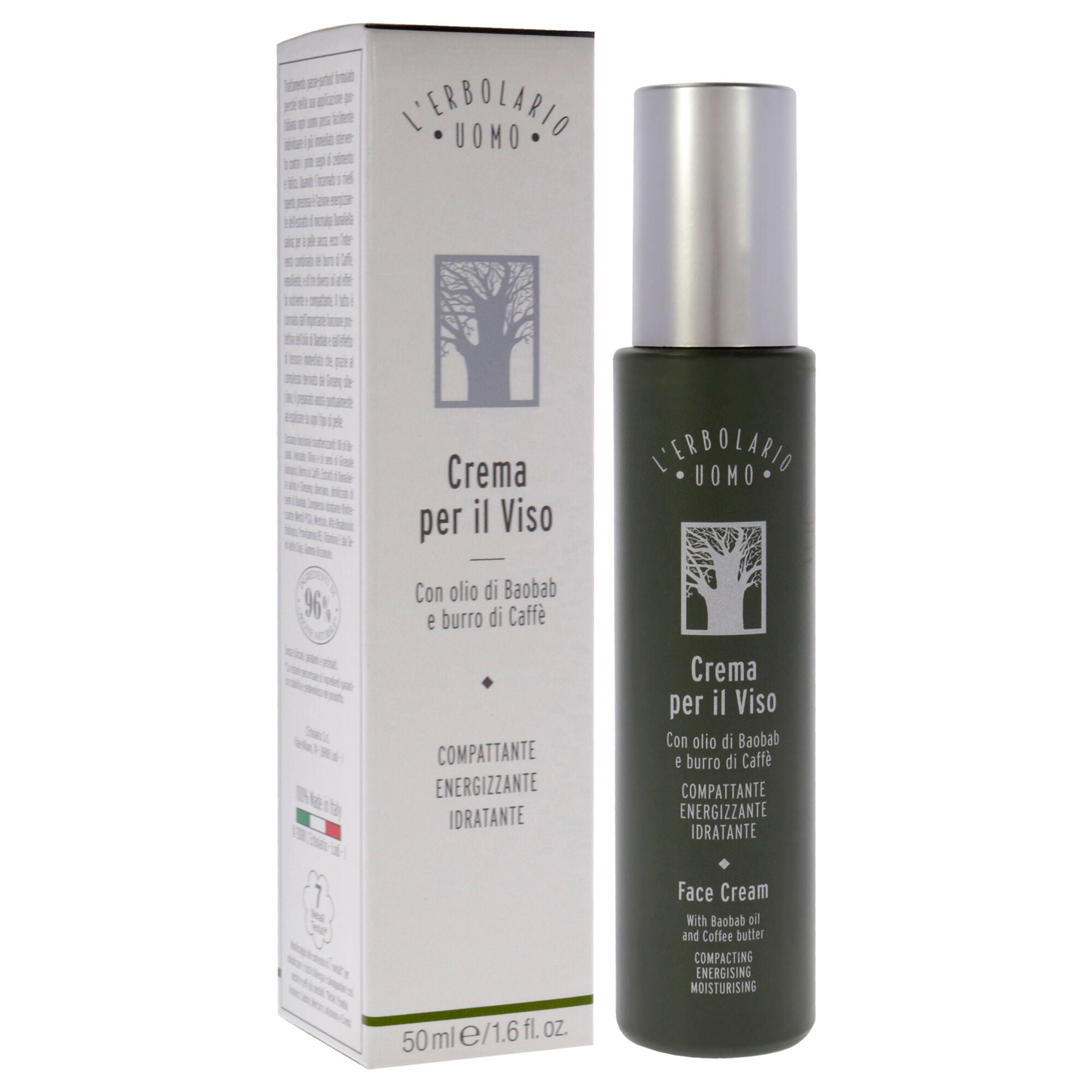 Oumo Face Cream y LErbolario for Men - 1.6 oz Cream, See Description, alternate image number 2