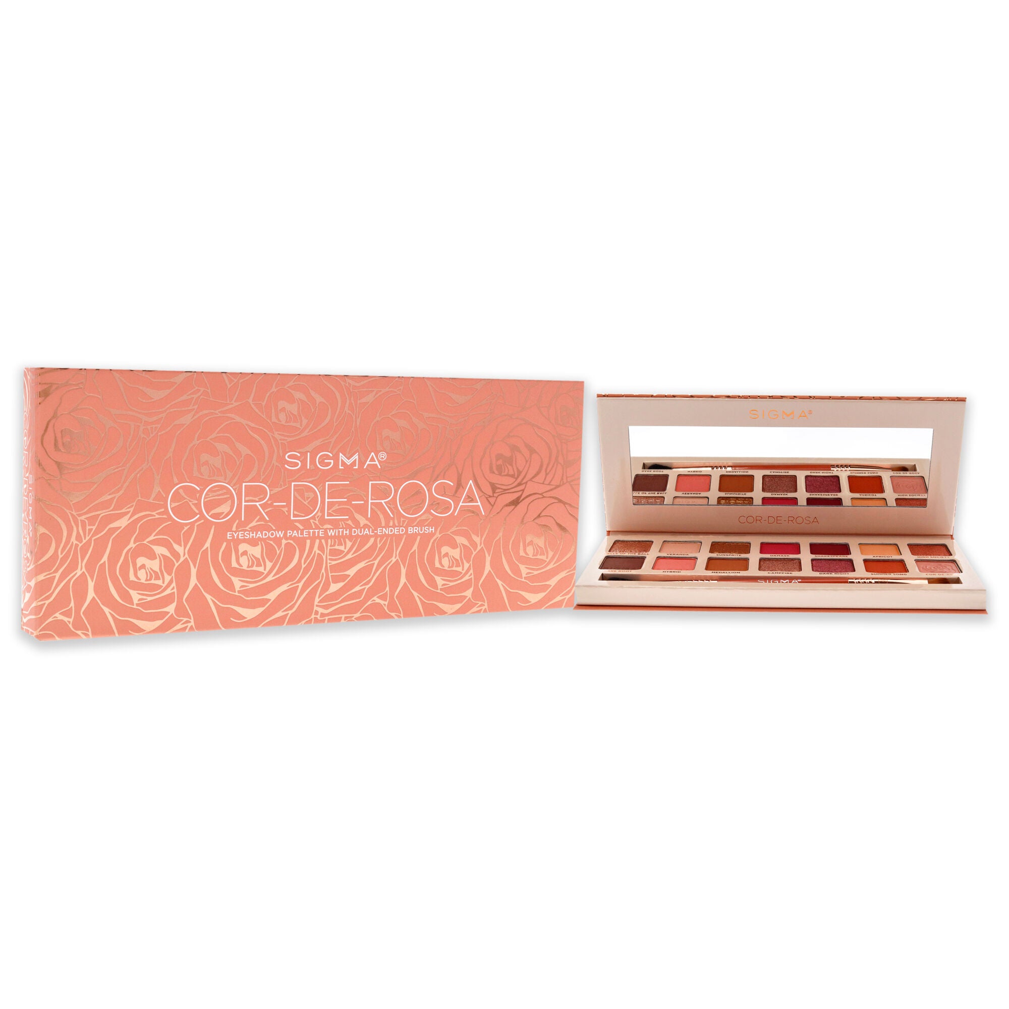 Eyeshadow Palette - Cor-De-Rosa by SIGMA for Women - 1 Pc Eye Shadow, , alternate image number 2