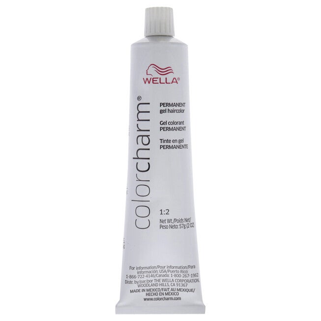 Color Charm Permanent Hair Color Gel - 10A 1030 Palest Ash Blonde by Wella for Unisex - 2 oz Hair Color, See Description, alternate image number 4