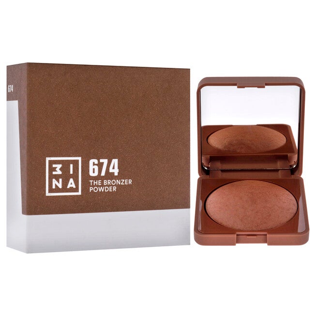 The Bronzer Powder - 674 by 3INA for Women - 0.25 oz Bronzer, NA, alternate image number null