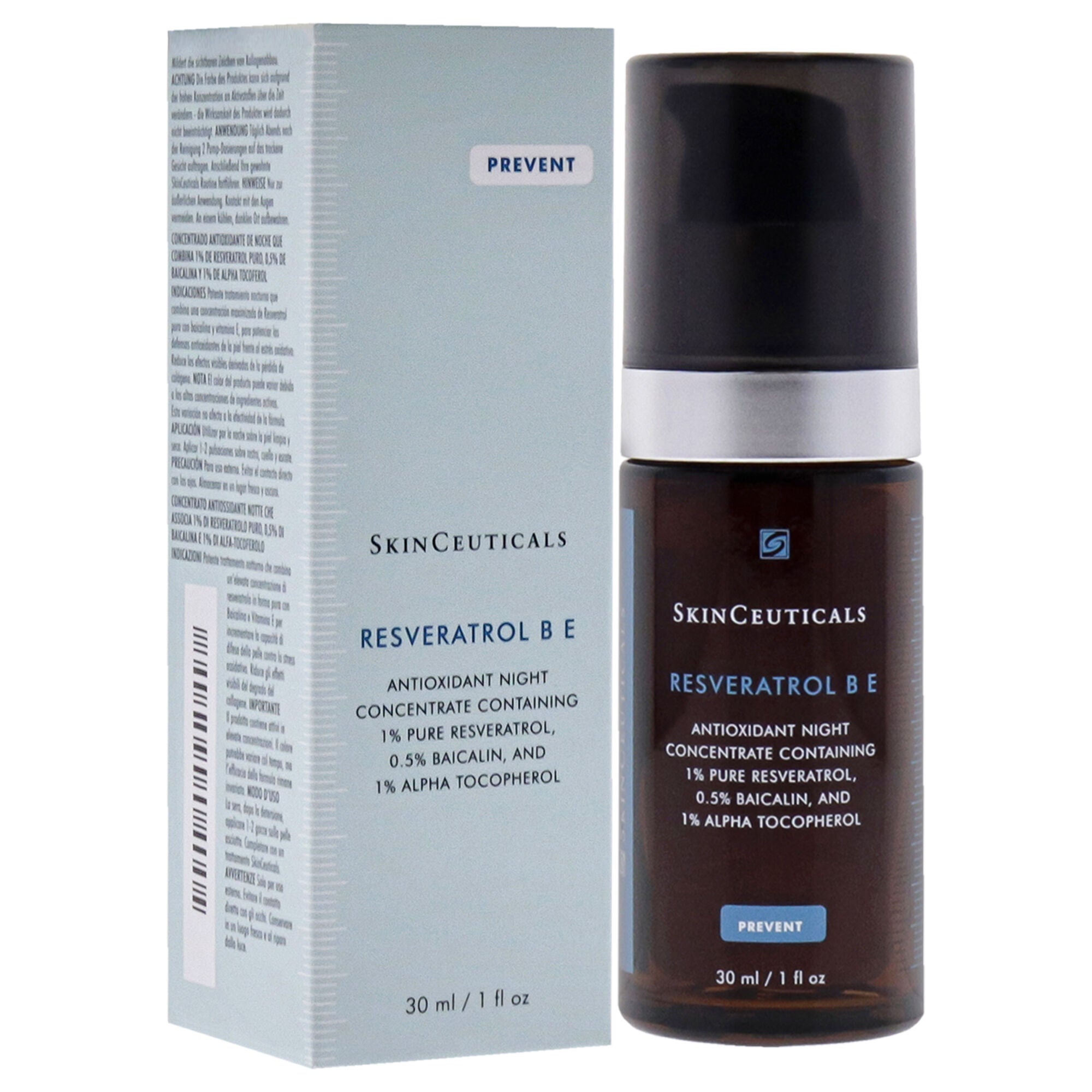 Resveratrol B E Antioxidant Night by SkinCeuticals for Unisex - 1 oz Serum, See Description, alternate image number 2