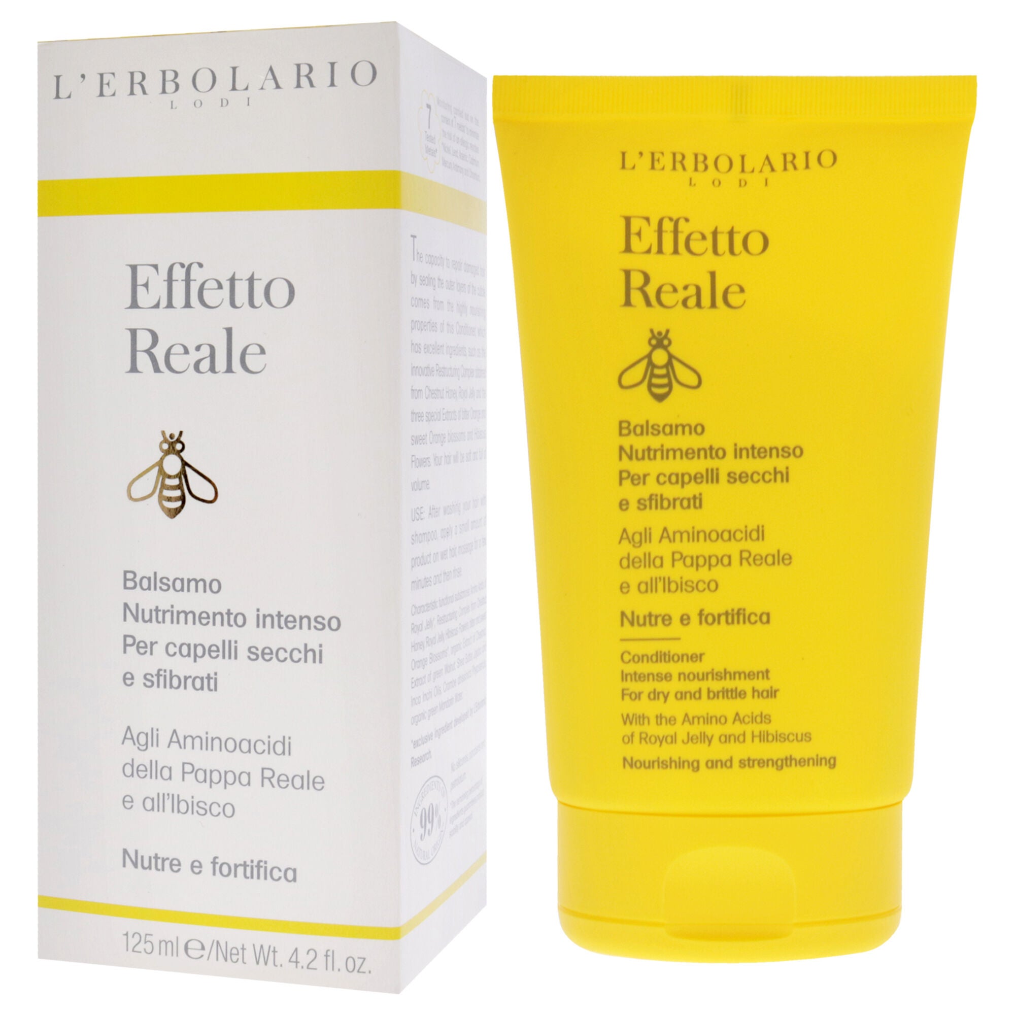 Effetto Reale Intense Nourishment Conditioner by LErbolario for Unisex - 4.2 oz Conditioner, See Description, alternate image number 3
