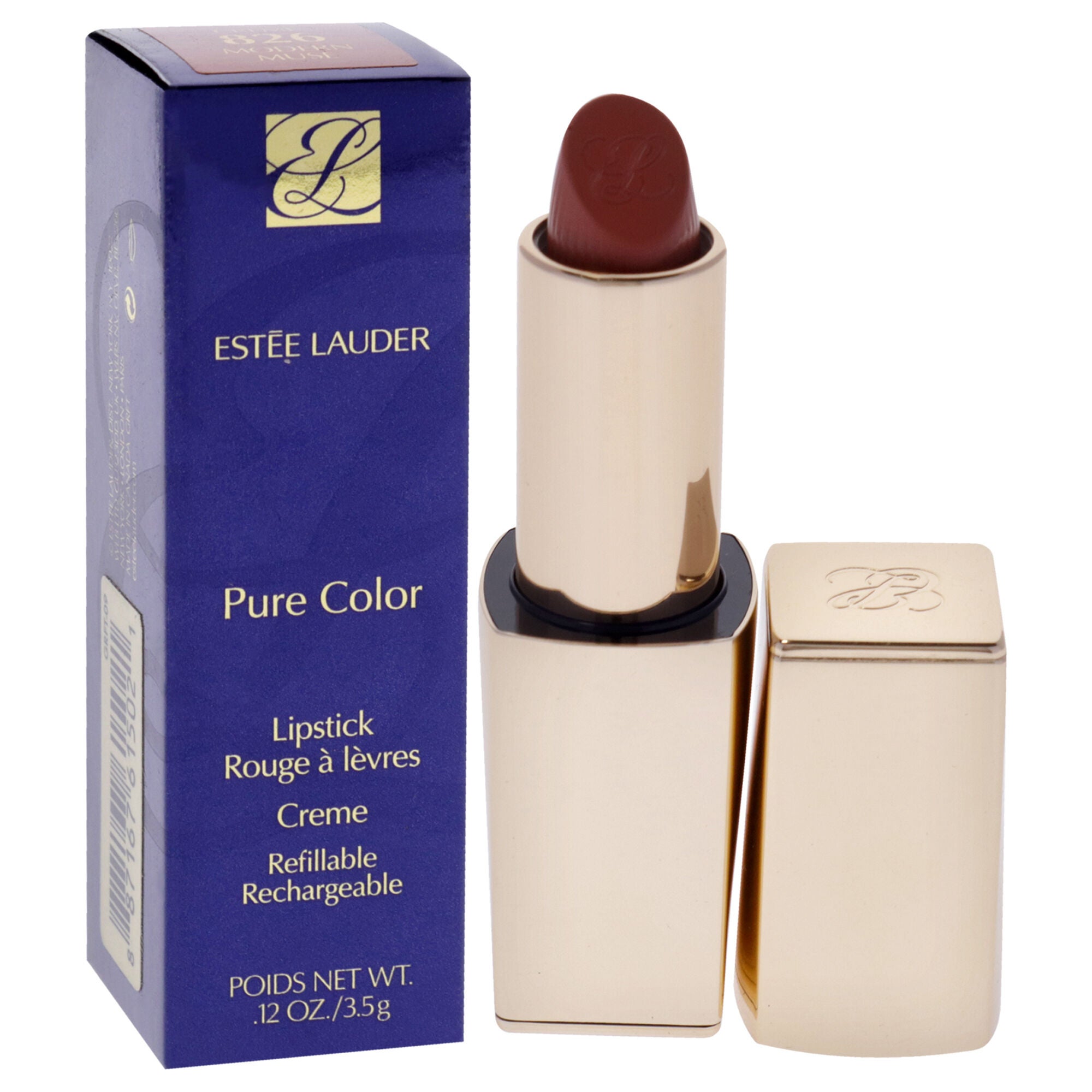 Pure Color Creme Lipstick - 826 Modern Muse by Estee Lauder for Women - 0.12 oz Lipstick (Refillable), , alternate image number 6