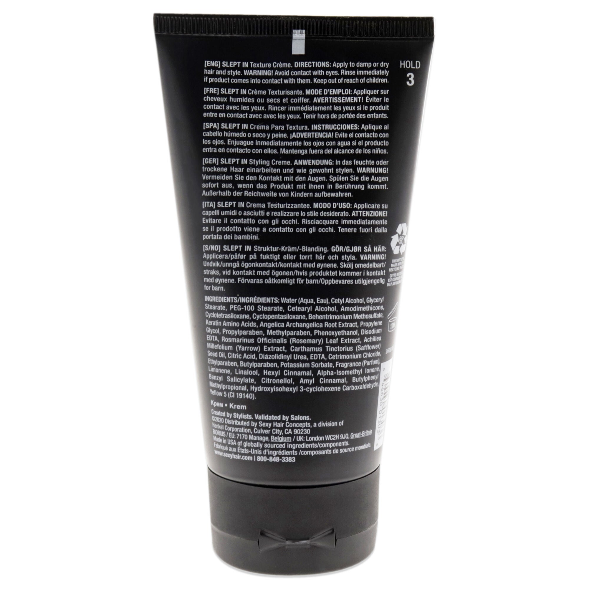 Style Sexy Hair Slept In Texture Creme by Sexy Hair for Unisex - 5.1 oz Cream, See Description, alternate image number 1
