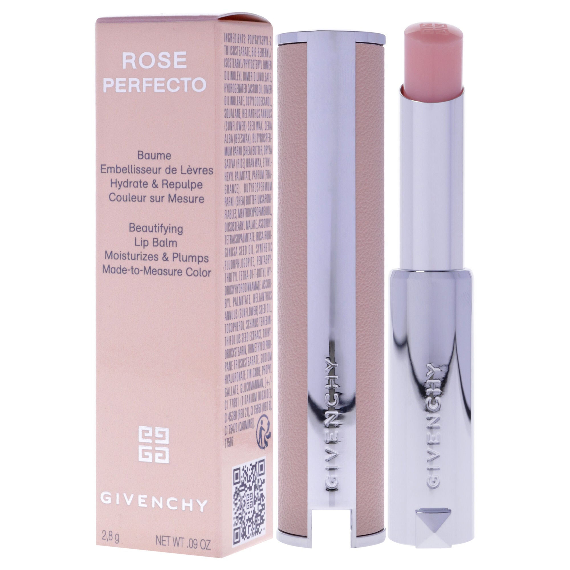 Rose Perfecto Beautifying Lip Balm - 001 Pink Irresistible by Givenchy for Women - 0.09 oz Lip Balm, 001 Pink Irresistible, alternate image number 2