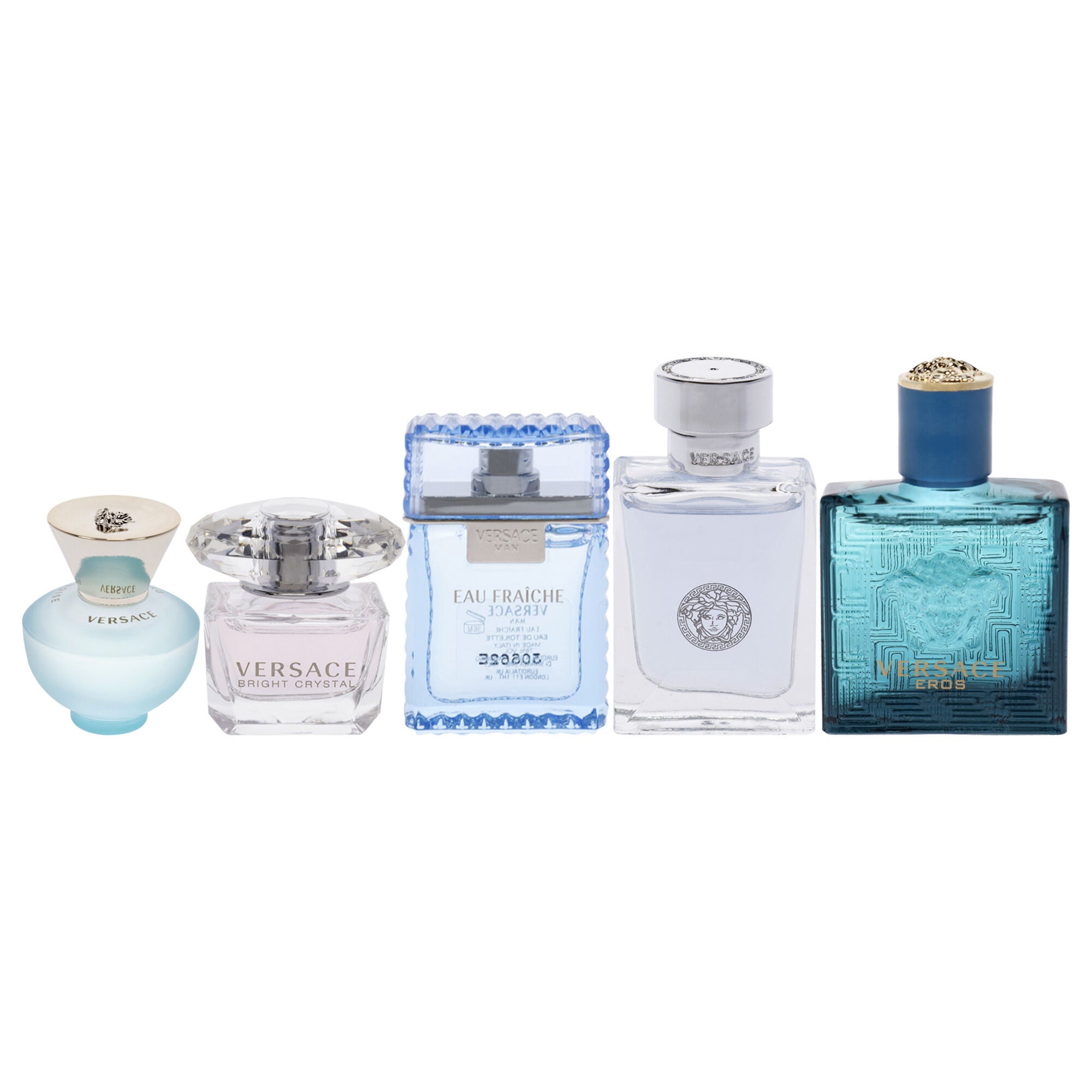 Versace Miniatures Collection by Versace for Unisex - 5 Pc Mini Gift Set 0.17oz, See Description, alternate image number 4