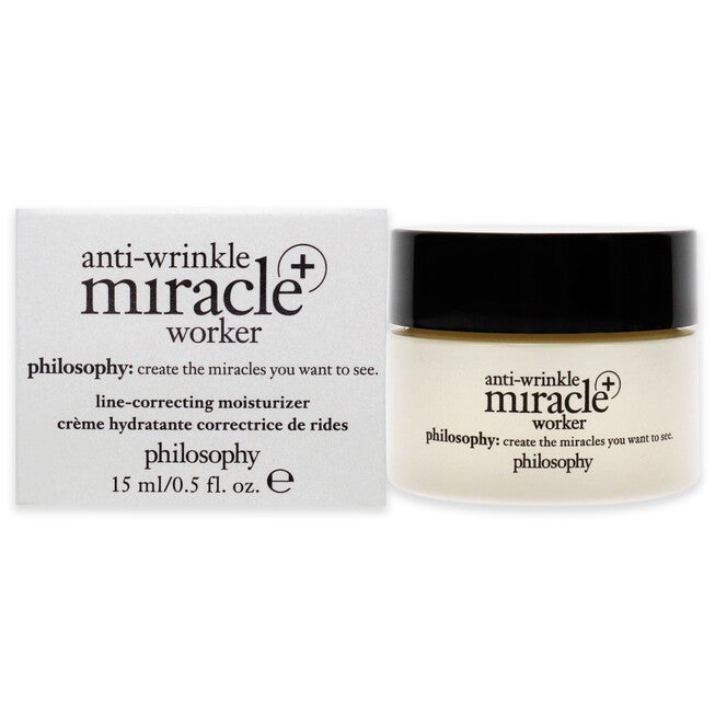 Anti-Wrinkle Miracle Worker Plus line-Correcting Moisturizer by Philosophy for Women - 0.5 oz Moisturizer, NA, hi-res image number null
