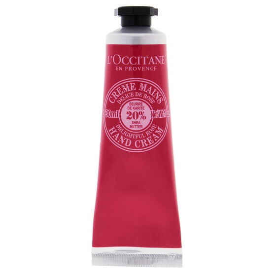 Shea Butter Delightful Rose Hand Cream by Loccitane for Unisex - 1 oz Hand Cream, NA, hi-res image number null
