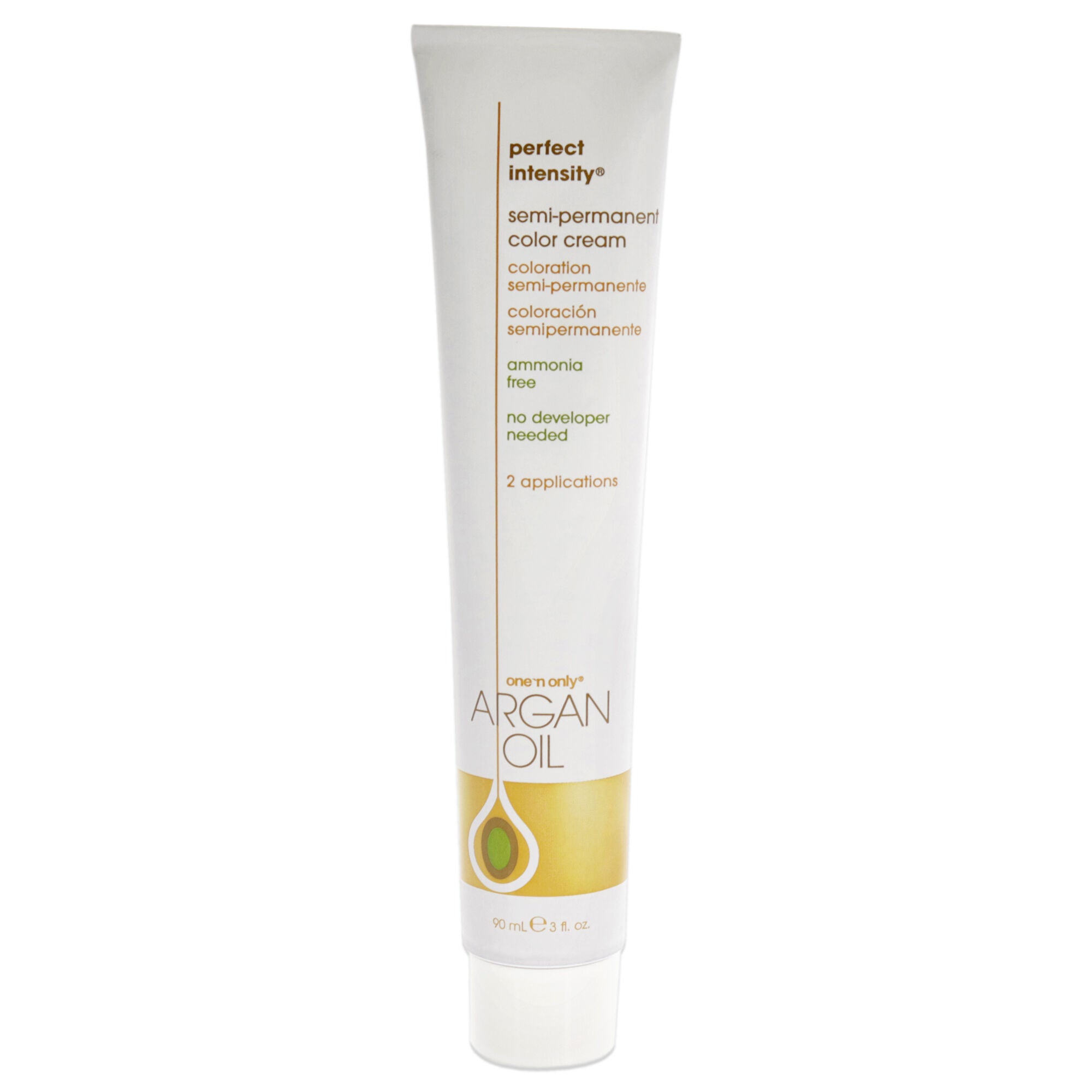 Argan Oil Perfect Intensity Semi-Permanent Color Cream - Pastel Lilac by One n Only for Unisex - 3 oz Hair Color, See Description, alternate image number 3