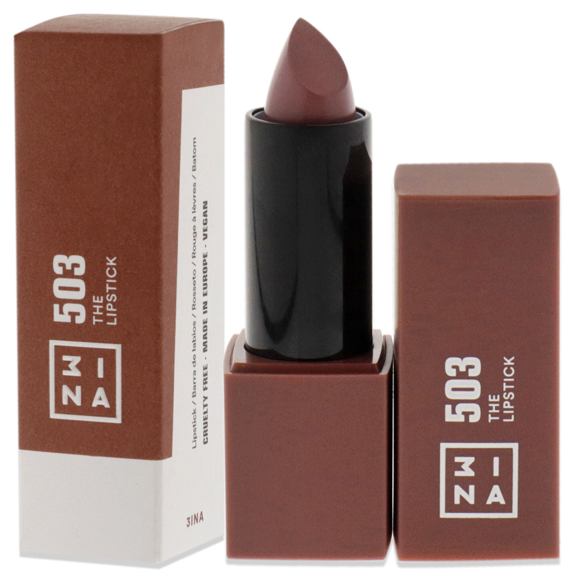 The Lipstick - 503 Nude Pink by 3INA for Women - 0.16 oz Lipstick, , alternate image number 7