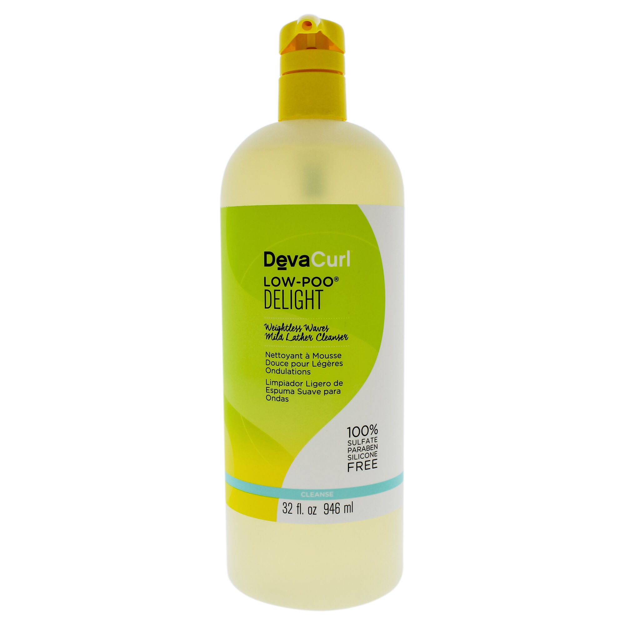 Low-Poo Delight Mild Lather Cleanser by DevaCurl for Unisex - 32 oz Cleanser, See Description, hi-res image number 0