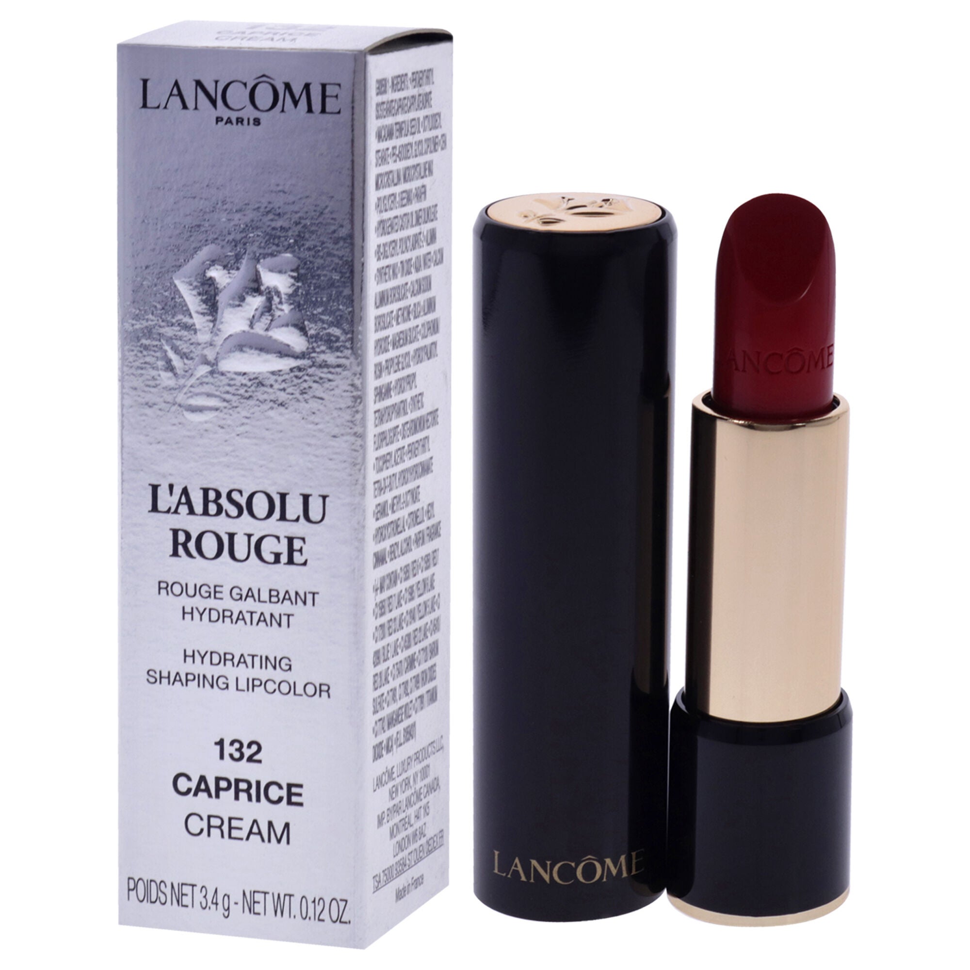 LAbsolu Rouge Hydrating Shaping Lipcolor - 132 Caprice Cream by Lancome for Women - 0.12 oz Lipstick, , alternate image number 7