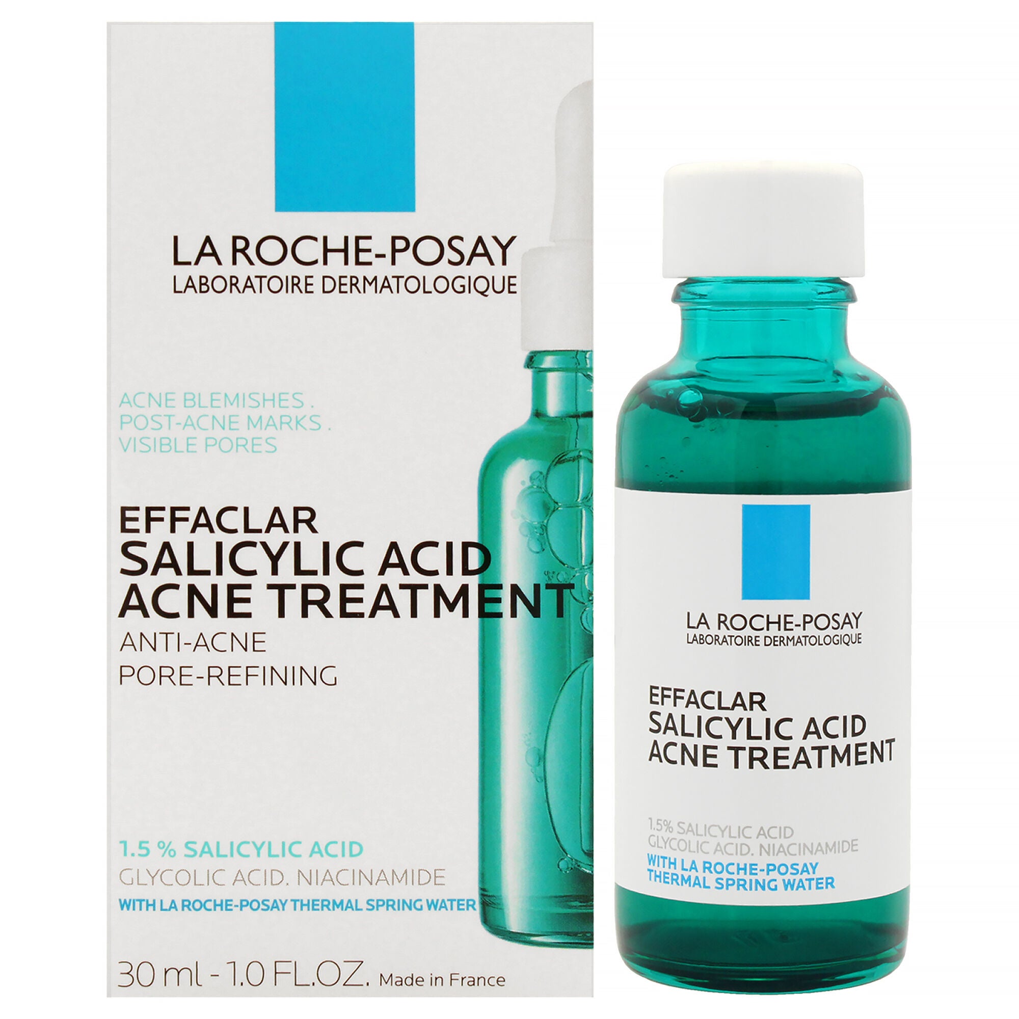 Effaclar Salicylic Acid Acne Treatment by La Roche-Posay for Unisex - 1 oz Serum, See Description, hi-res image number 0