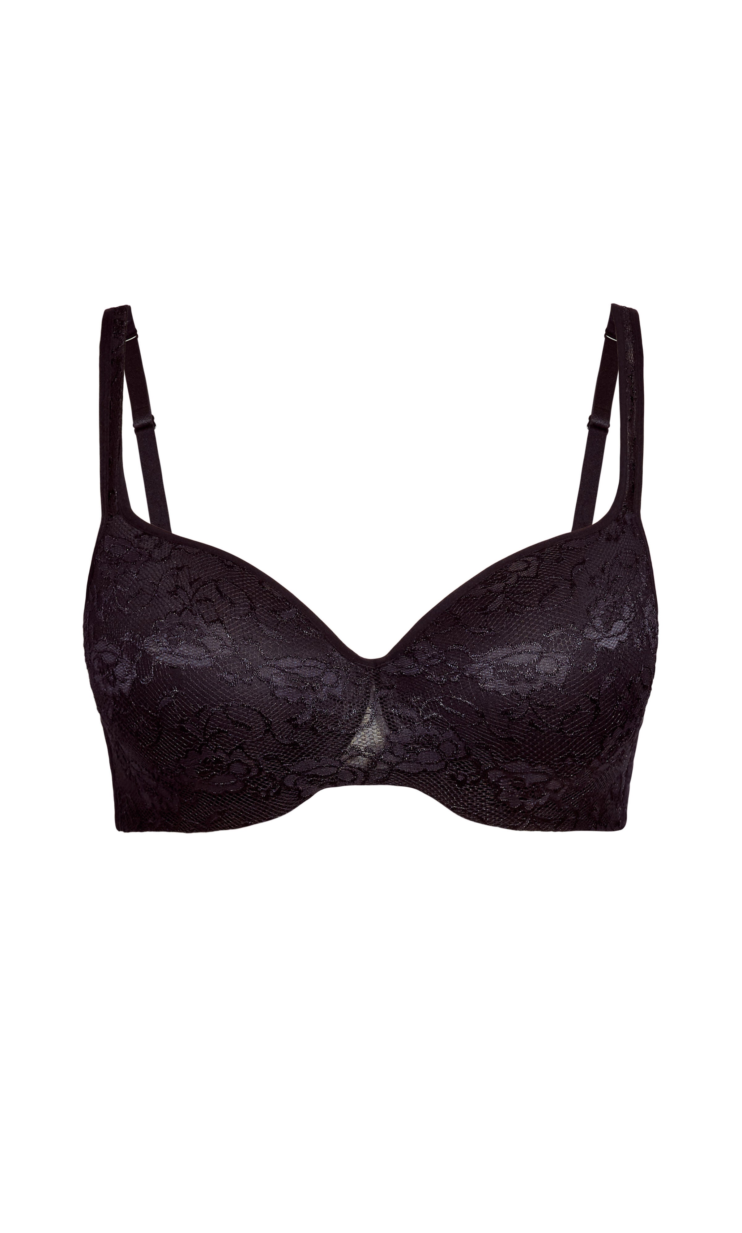 Lace Balconette Bra - black, , alternate image number 2