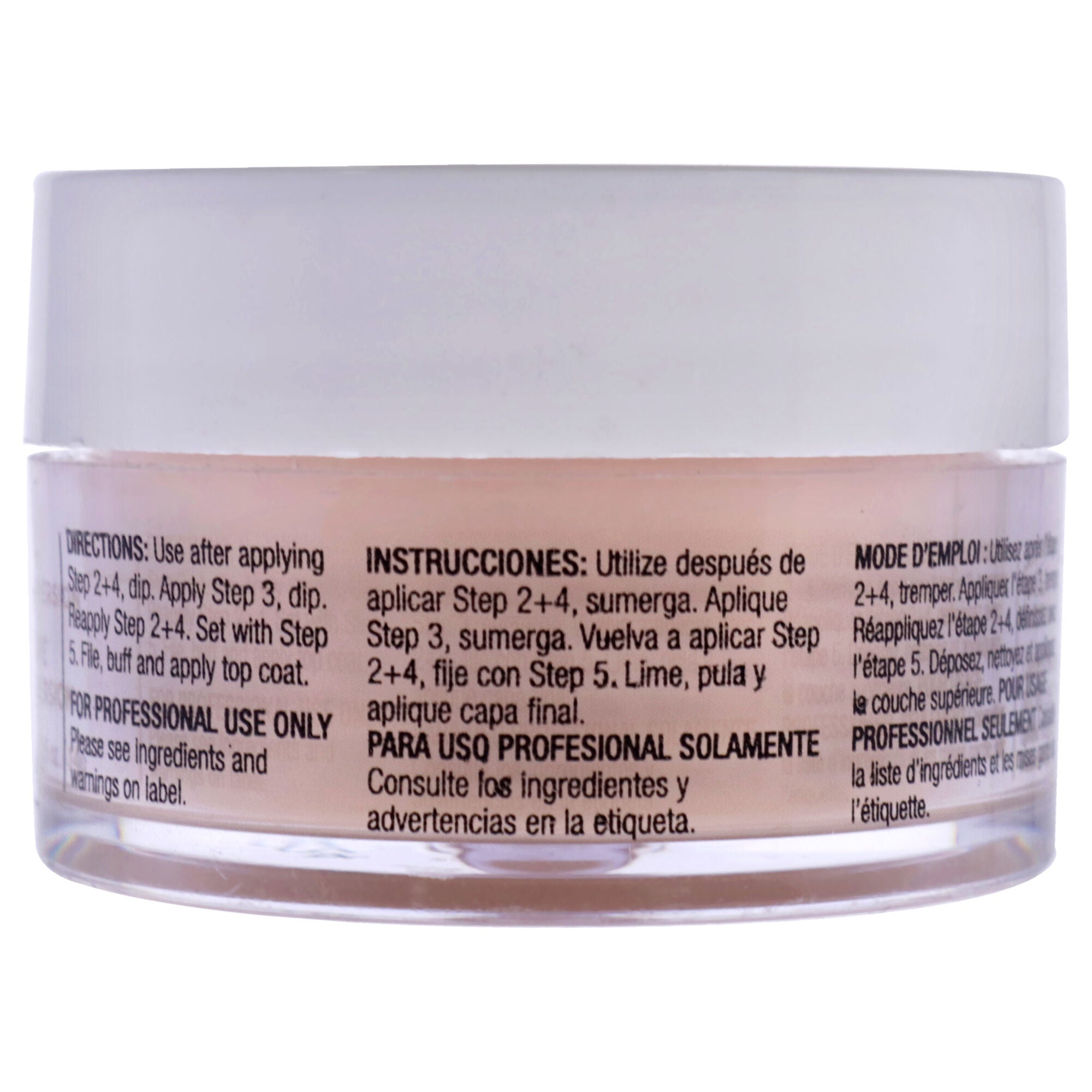 Pro Powder Polish Nail Colour Dip System - Flattering Peach by Cuccio Pro for Women - 0.5 oz Nail Powder, See Description, alternate image number 1