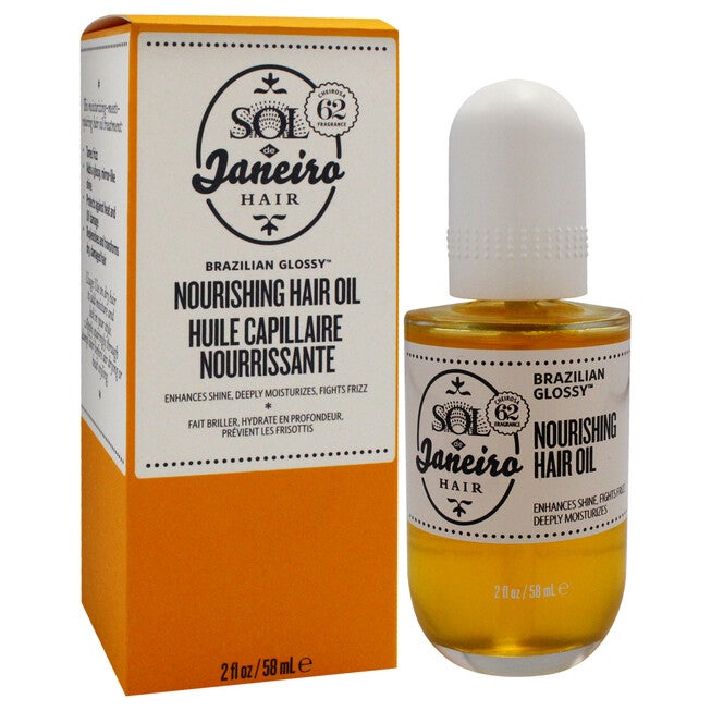 Brazilian Glossy Nourishing Hair Oil by Sol de Janeiro for Unisex - 2 oz Oil, , alternate image number null