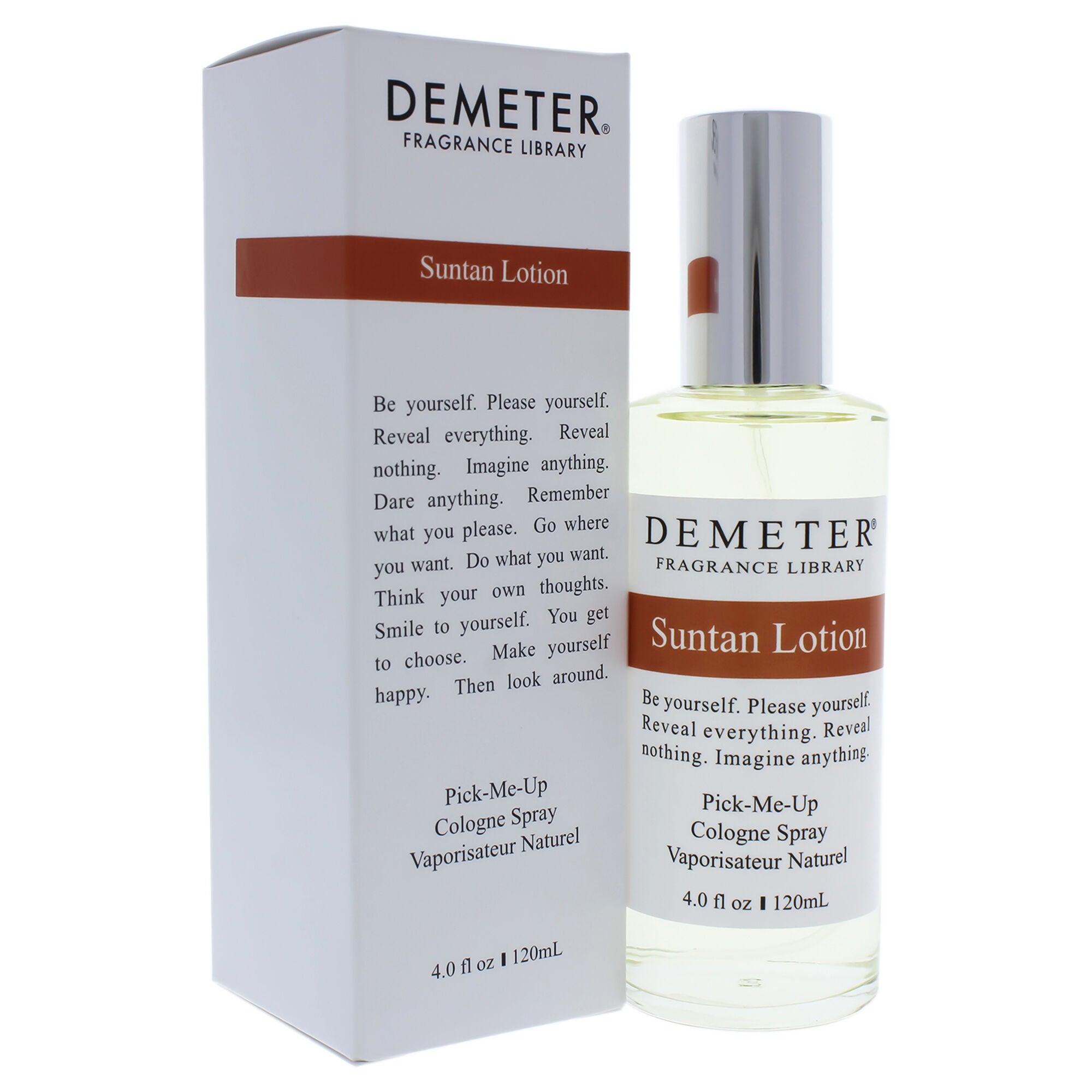 Suntan Lotion by Demeter for Women - 4 oz Cologne Spray, See Description, hi-res image number 0