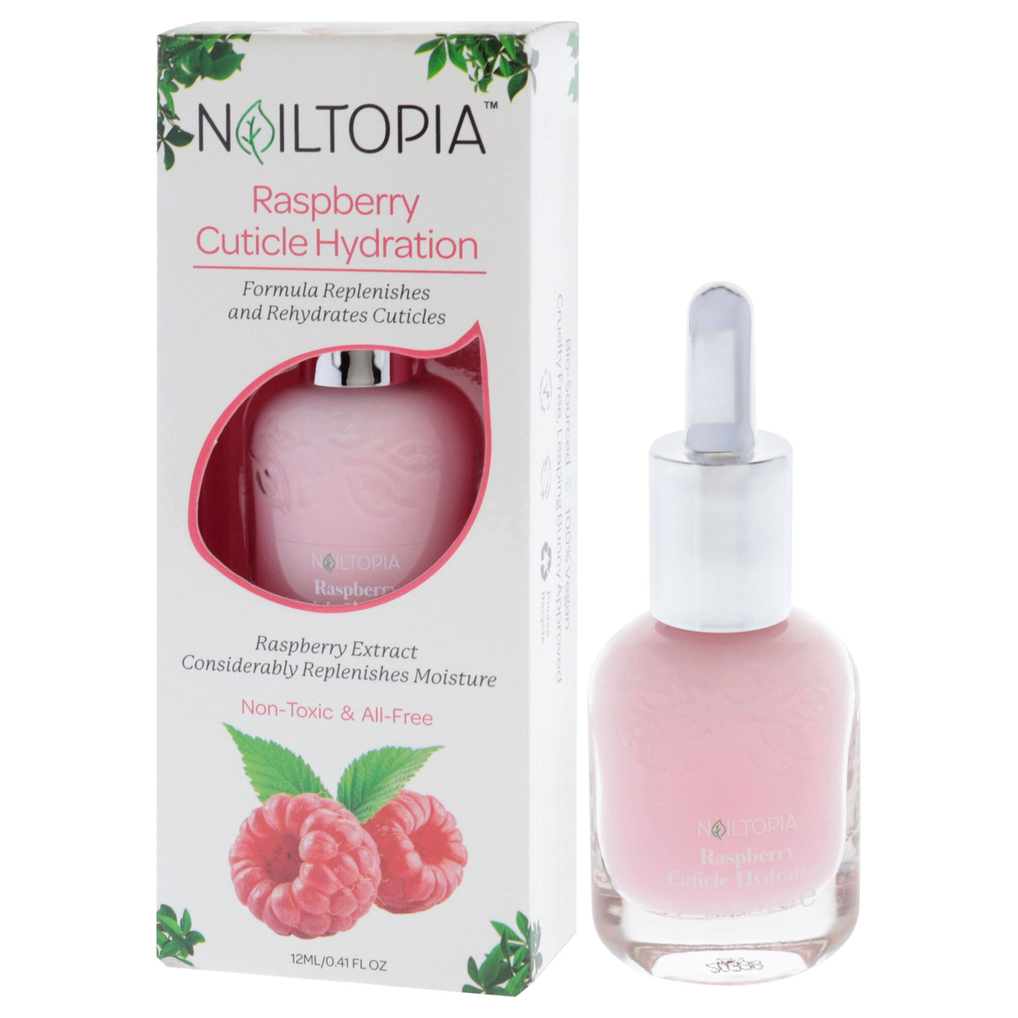 Cuticle Hydration - Raspberry by Nailtopia for Women - 0.41 oz Nail Treatment, See Description, alternate image number 3