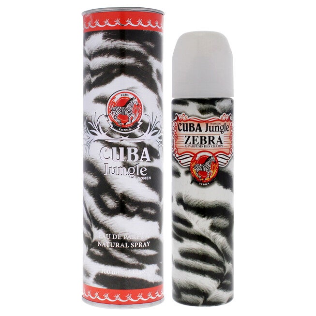 Cuba Jungle Zebra by Cuba for Women - 3.3 oz EDP Spray, See Description, hi-res image number 0