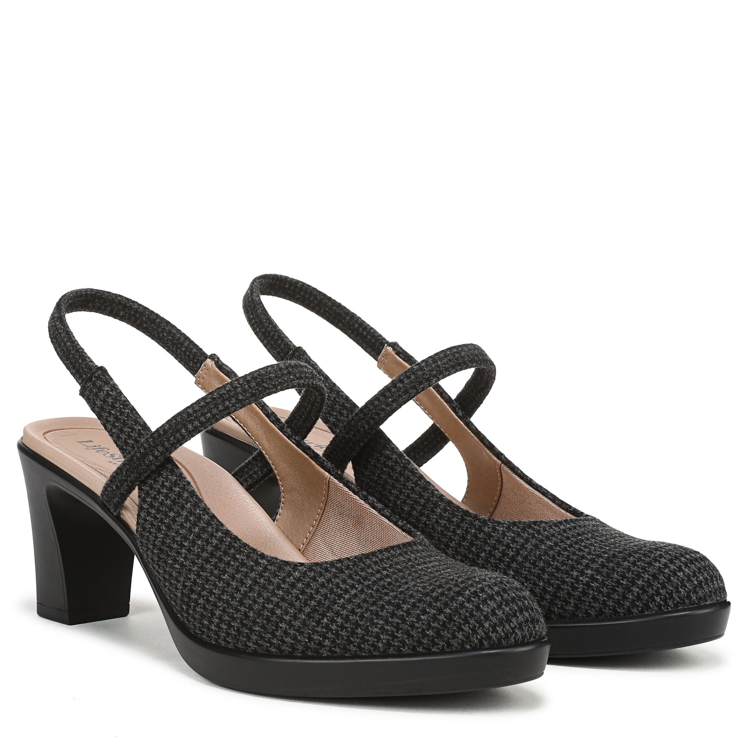 Evoke Slingback Pump, BLACK GREY, alternate image number 2