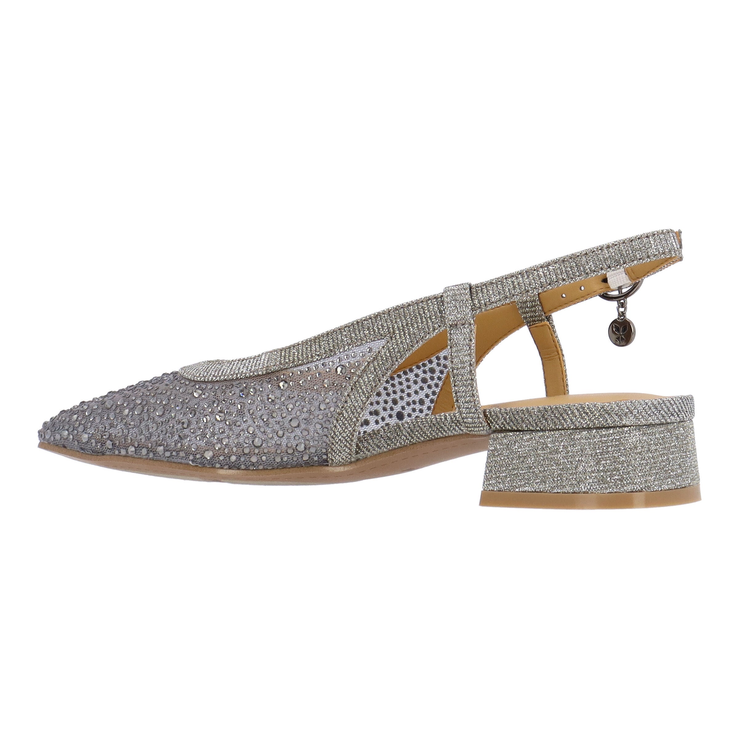 Layton Slingback Pump, PEWTER, alternate image number 5