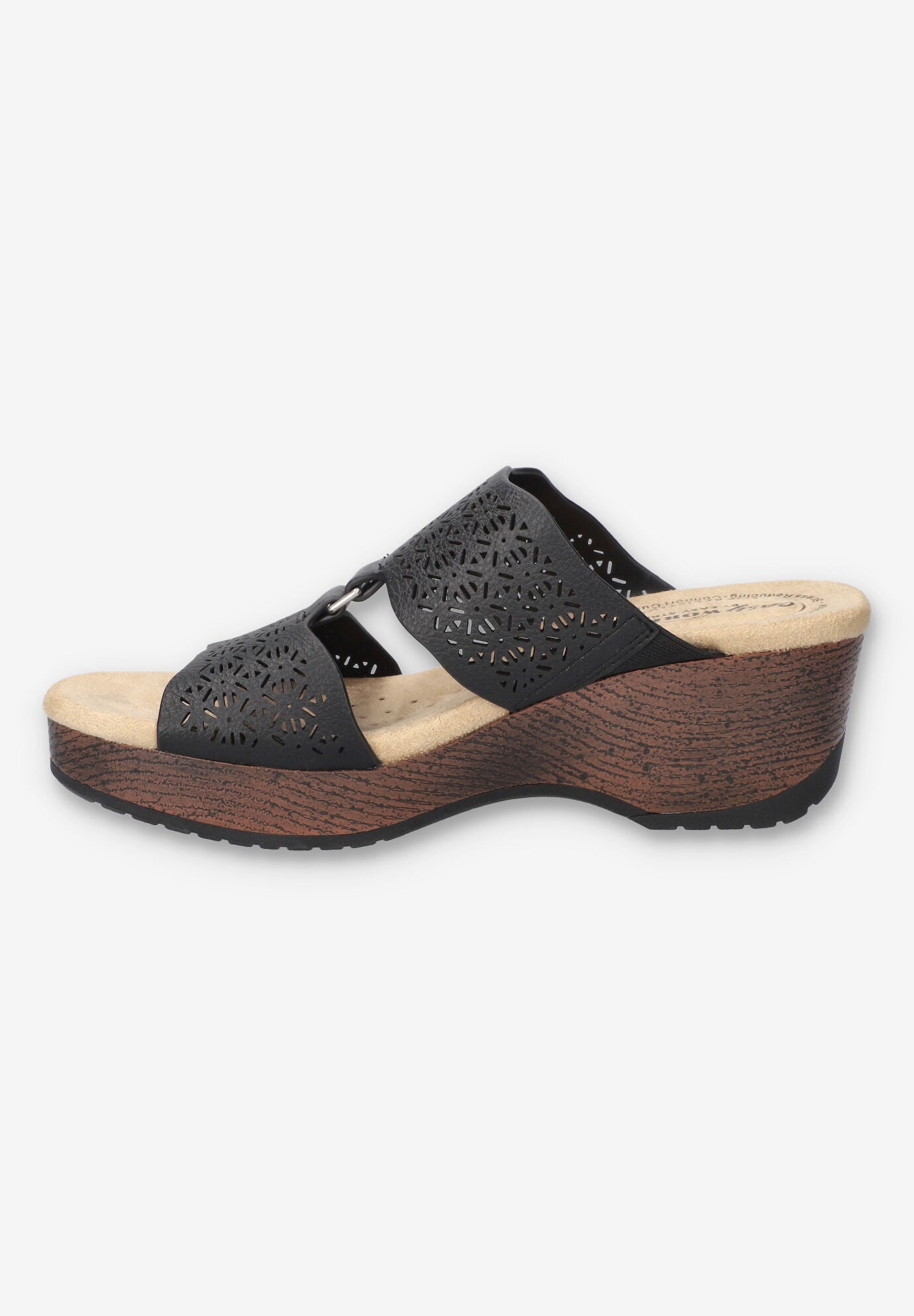 Rin Slip-Resistant Sandal, BLACK, alternate image number 4